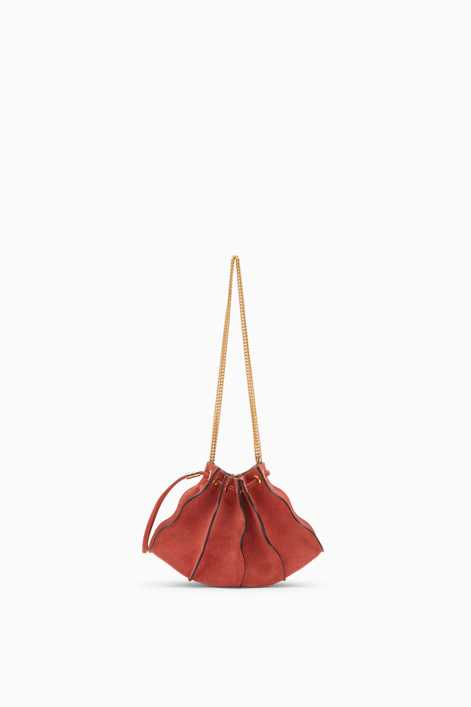 ⁣⁢Adria Petit Sac à Bandoulière avec Chaîne - Terre Cuite⁤⁣