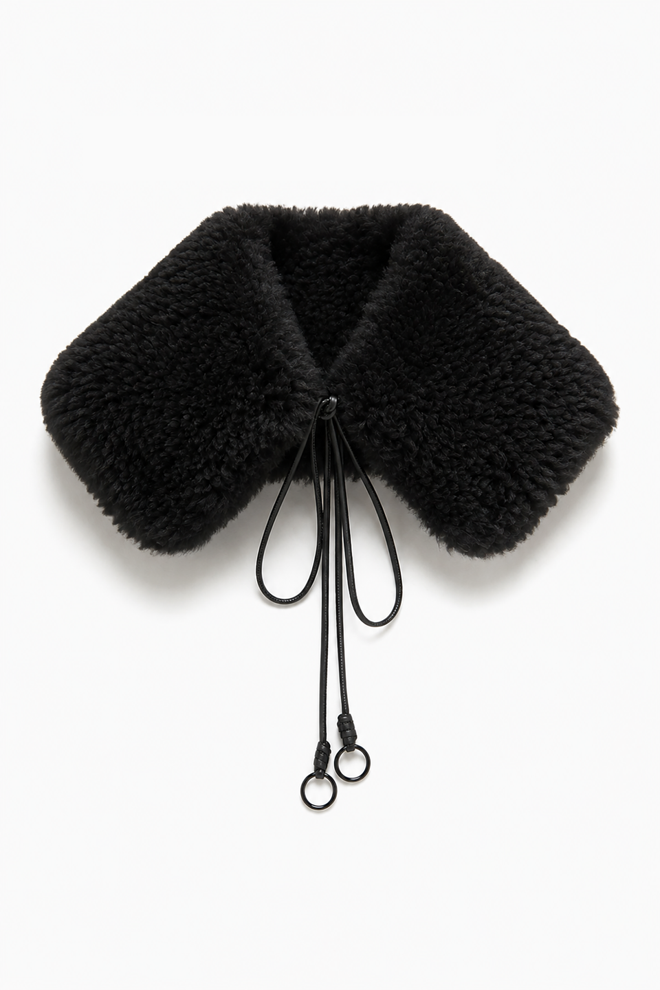 Shearling Collar - Noir