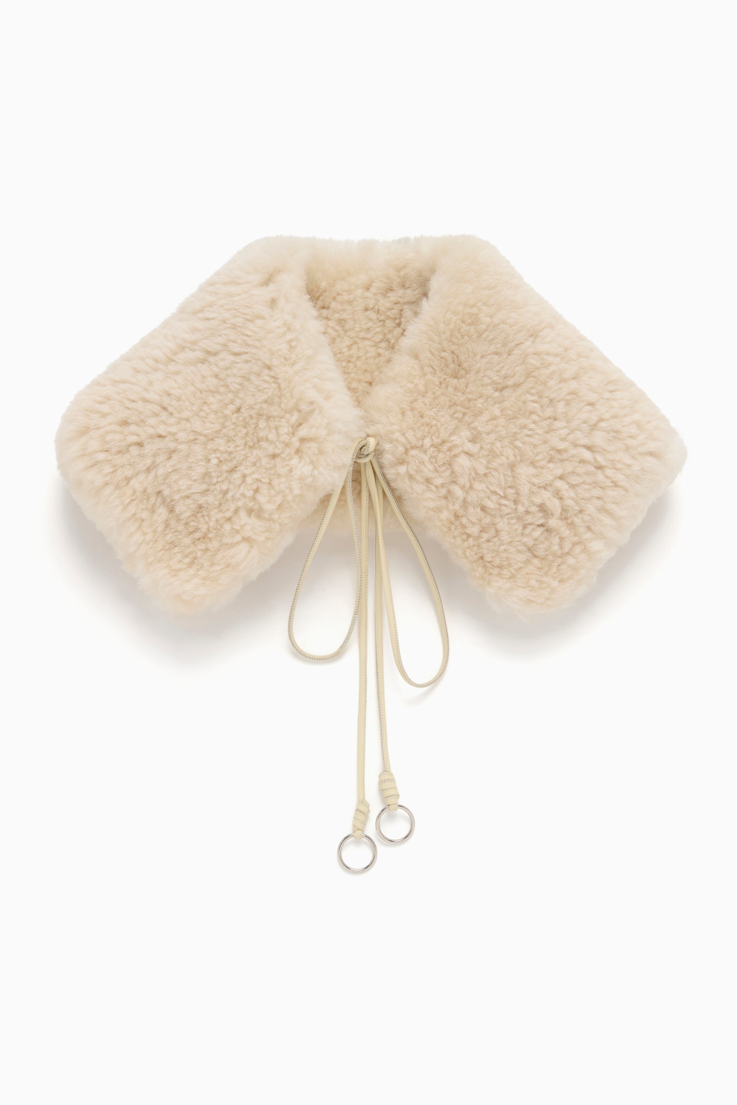 Shearling Collar - Pearl