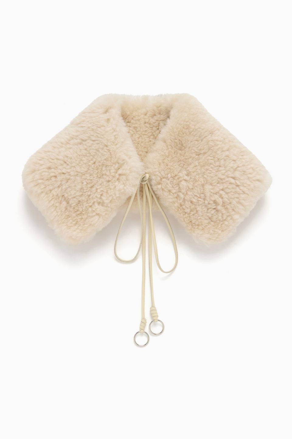 Shearling Collar - Pearl