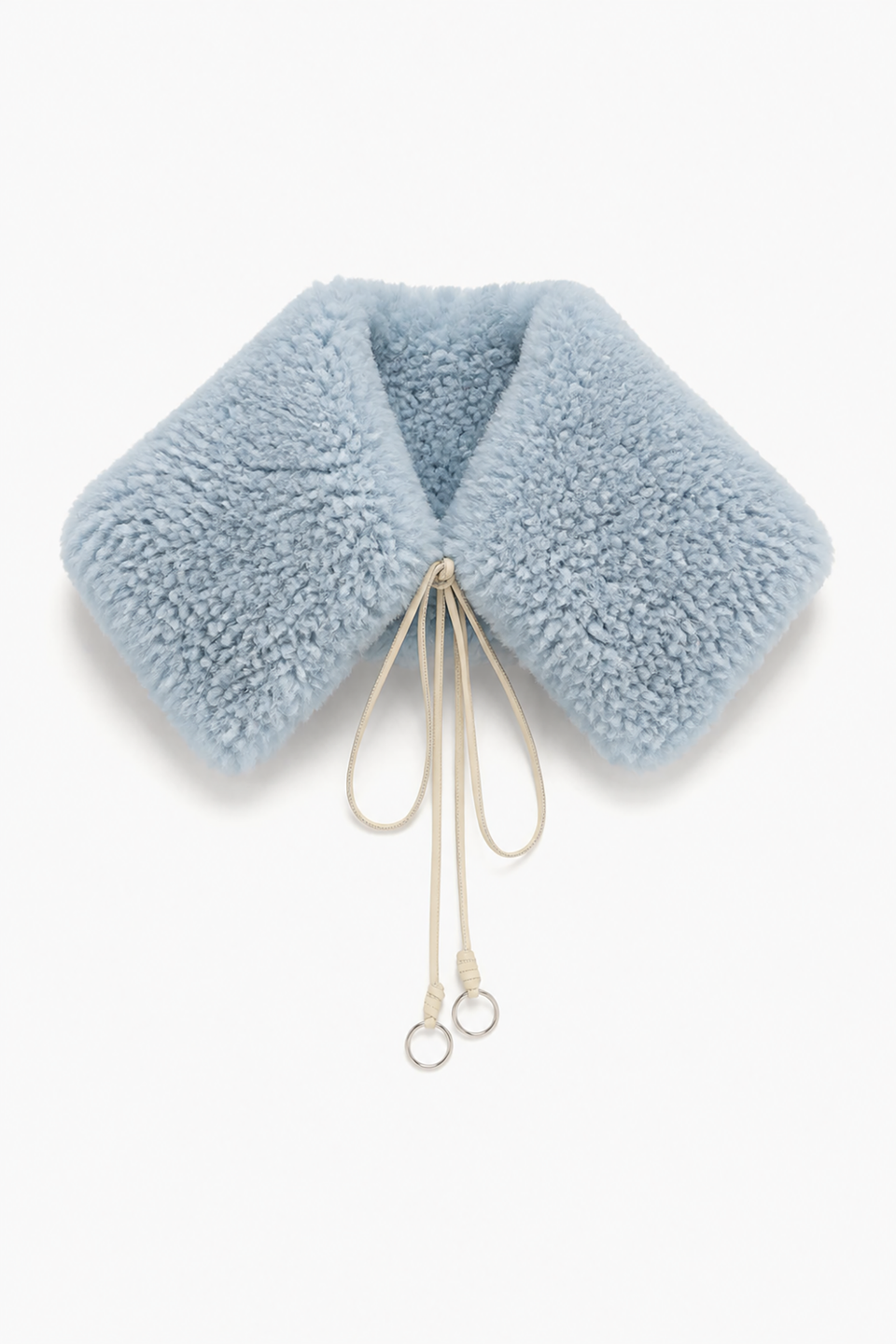Shearling Collar - Turquoise