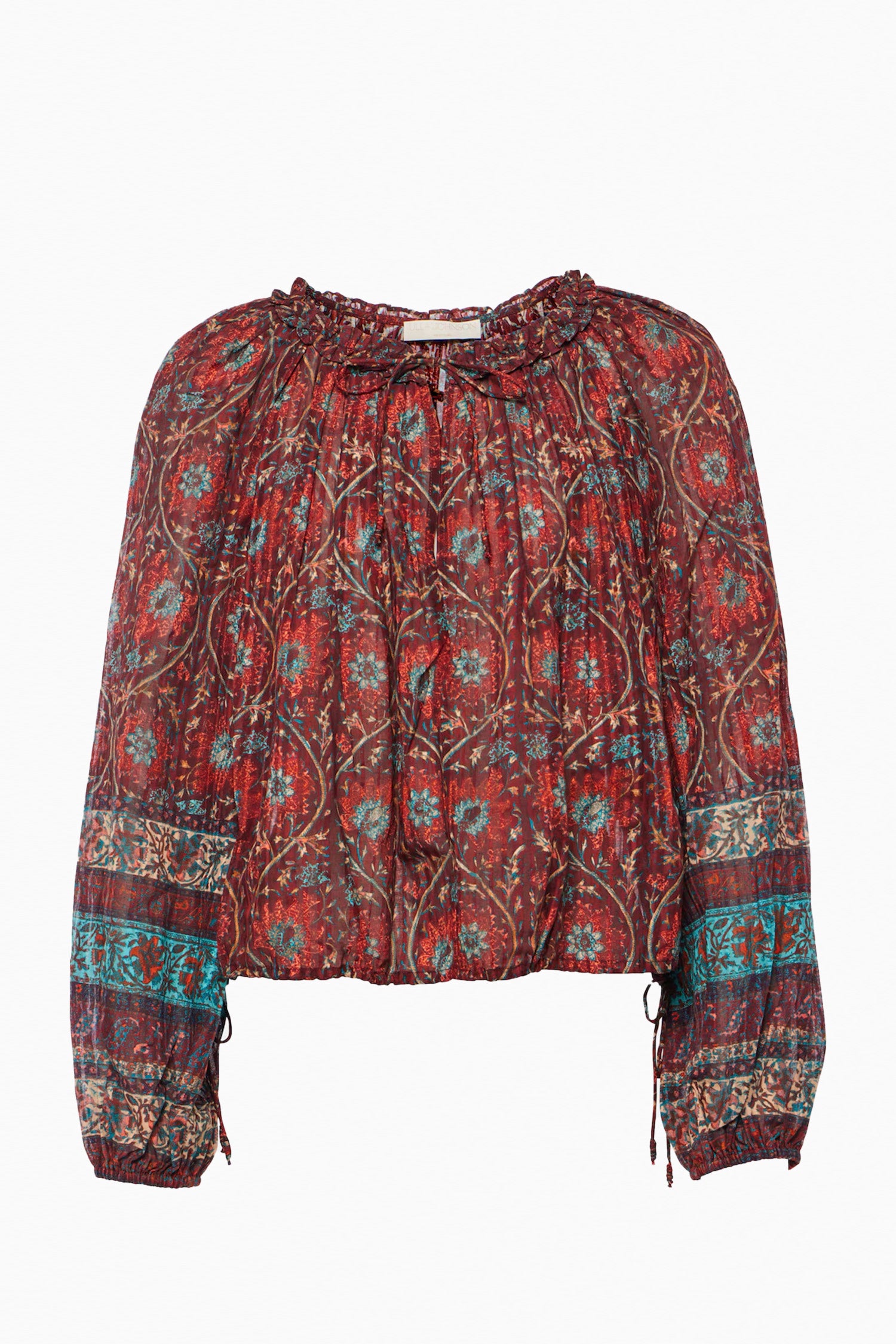 Ulla Johnson Silva Blouse - Pomegranate