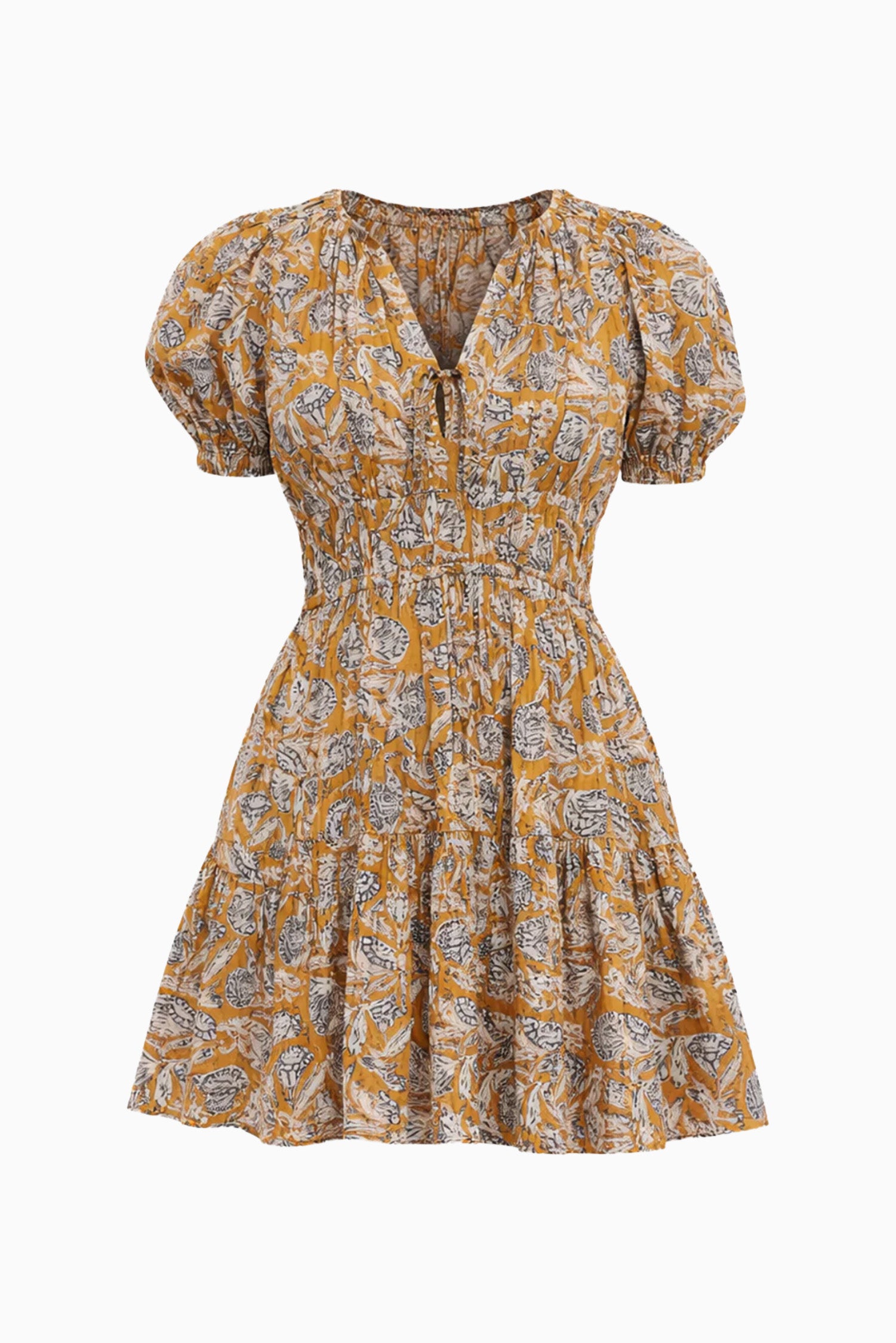 Soffia SS Mini Dress - Fennel Blossom