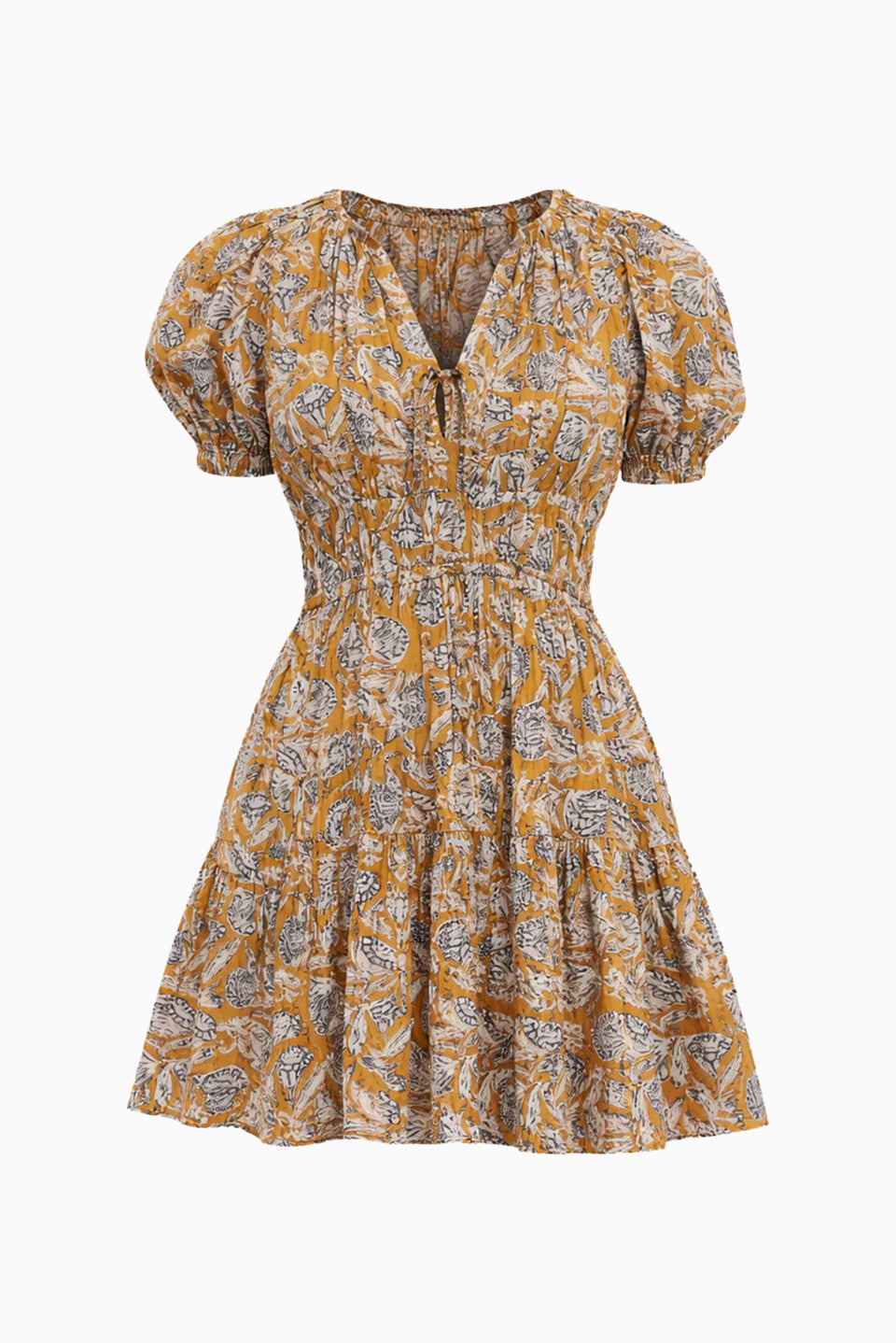 Soffia SS Mini Dress - Fennel Blossom