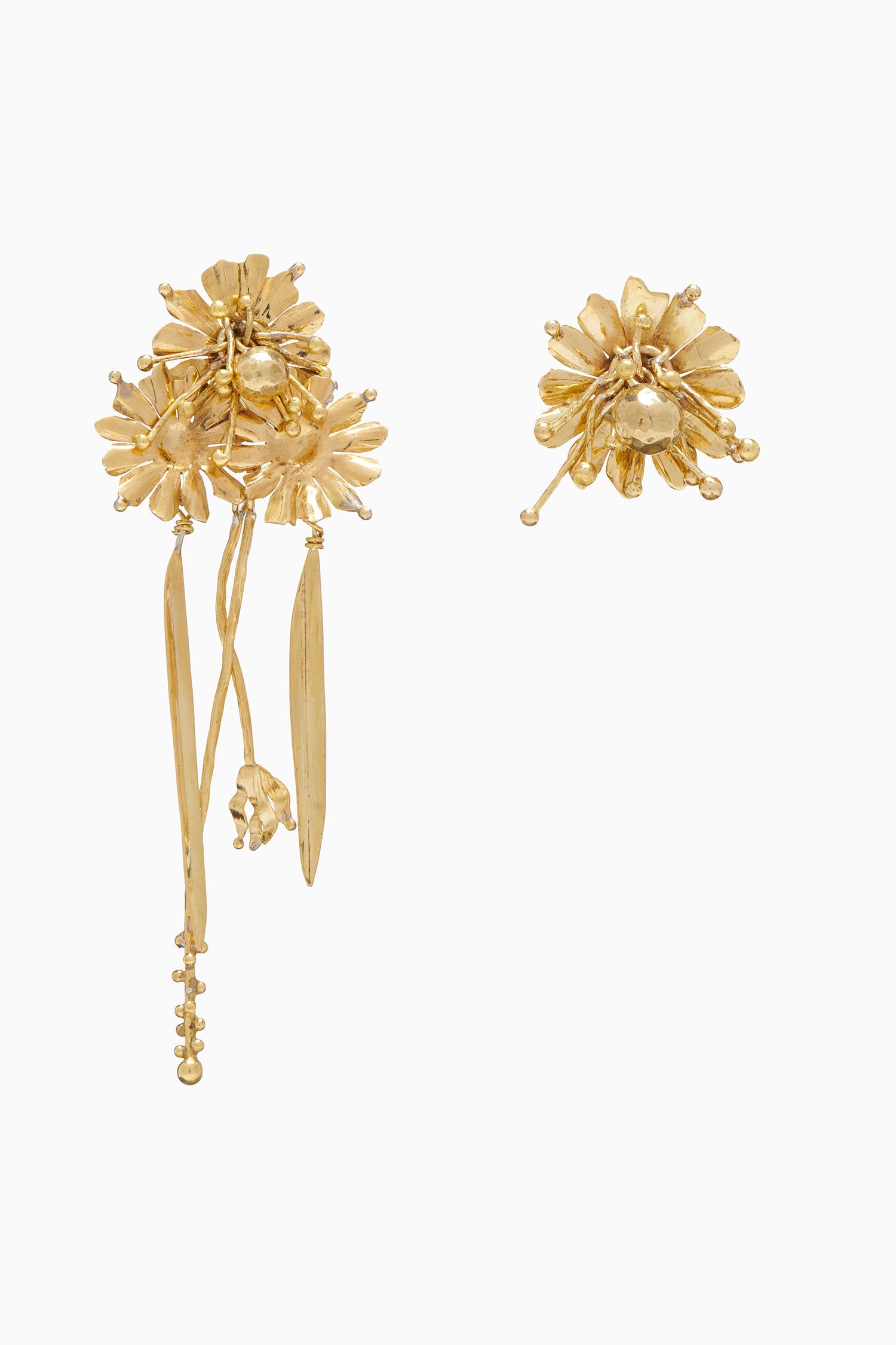 Ulla Johnson Tamar Stud & Zayin Earring Mix Set - Brass