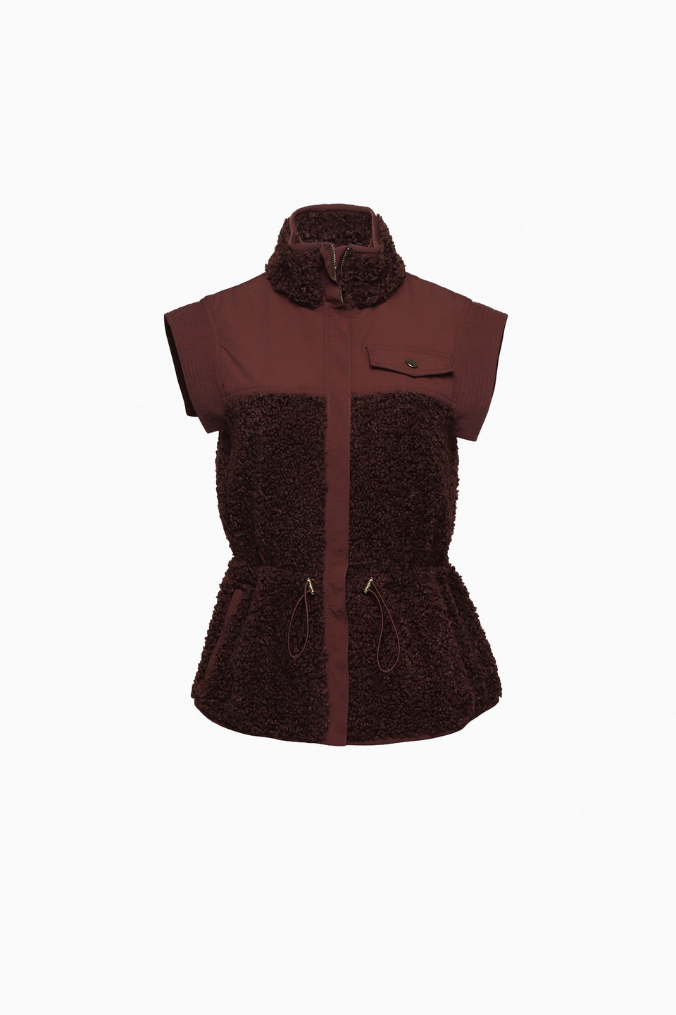 Tariet Teddy Fleece Vest - Onyx