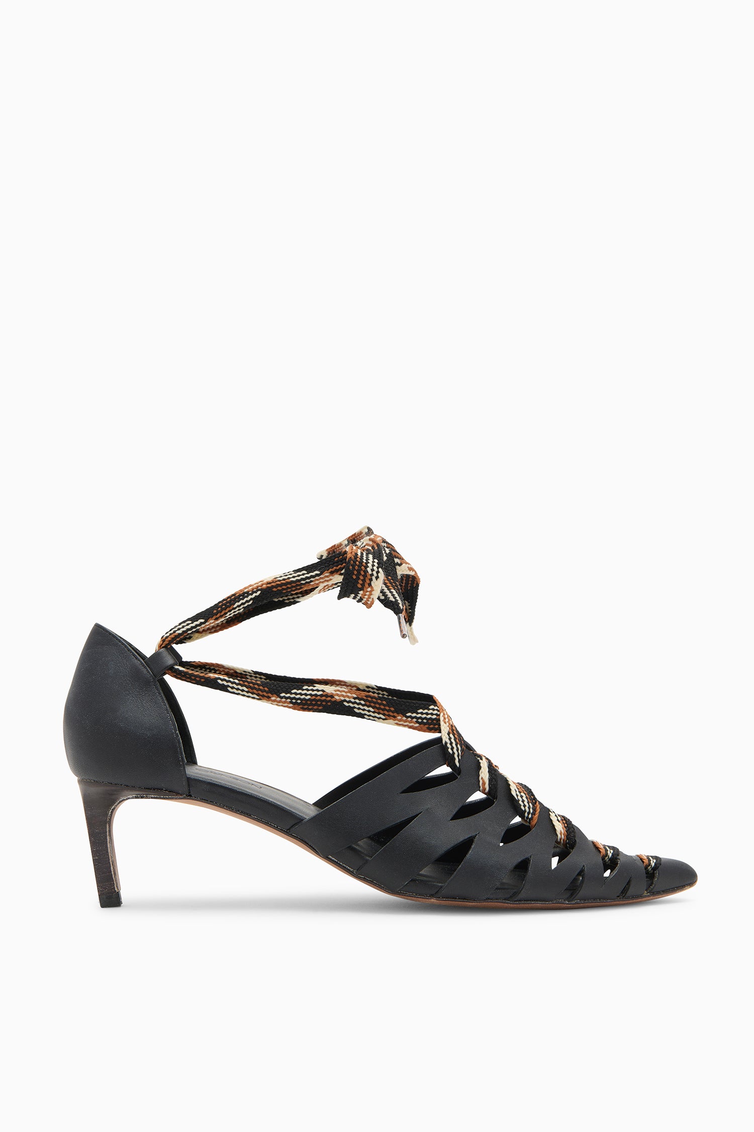 Ulla Johnson Allegra Kitten Heel - Noir