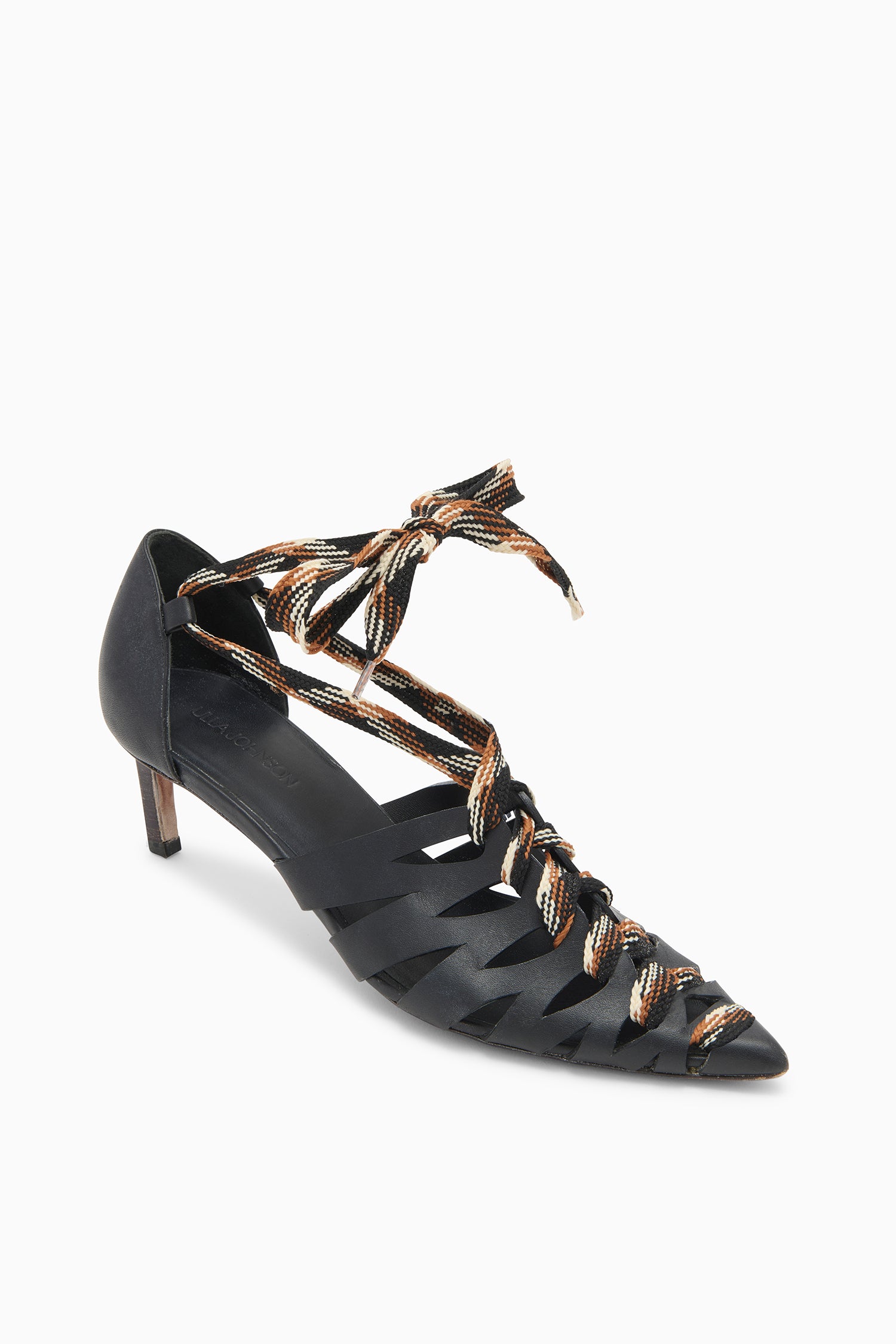 Ulla Johnson Allegra Kitten Heel - Noir