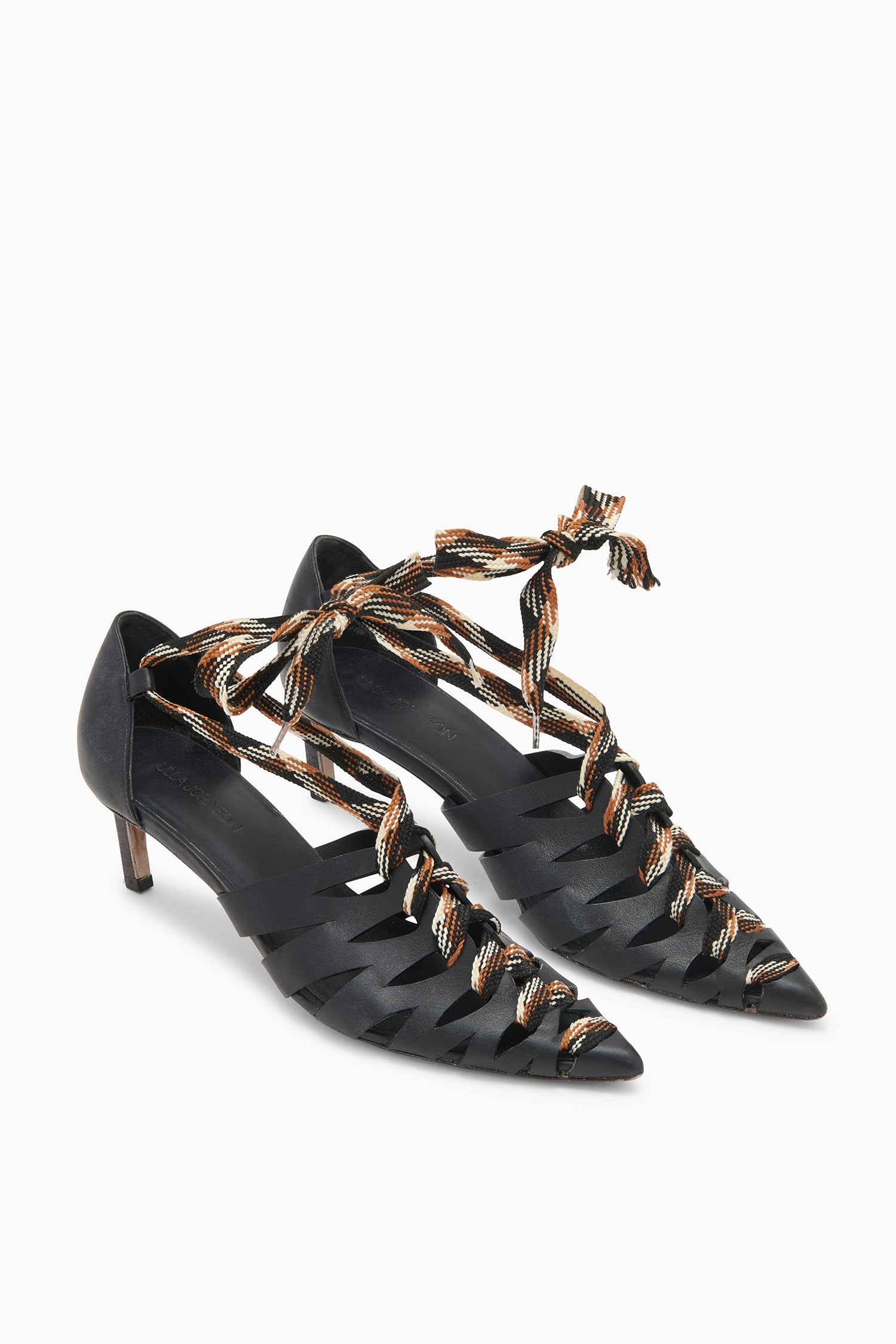 Ulla Johnson Allegra Kitten Heel - Noir