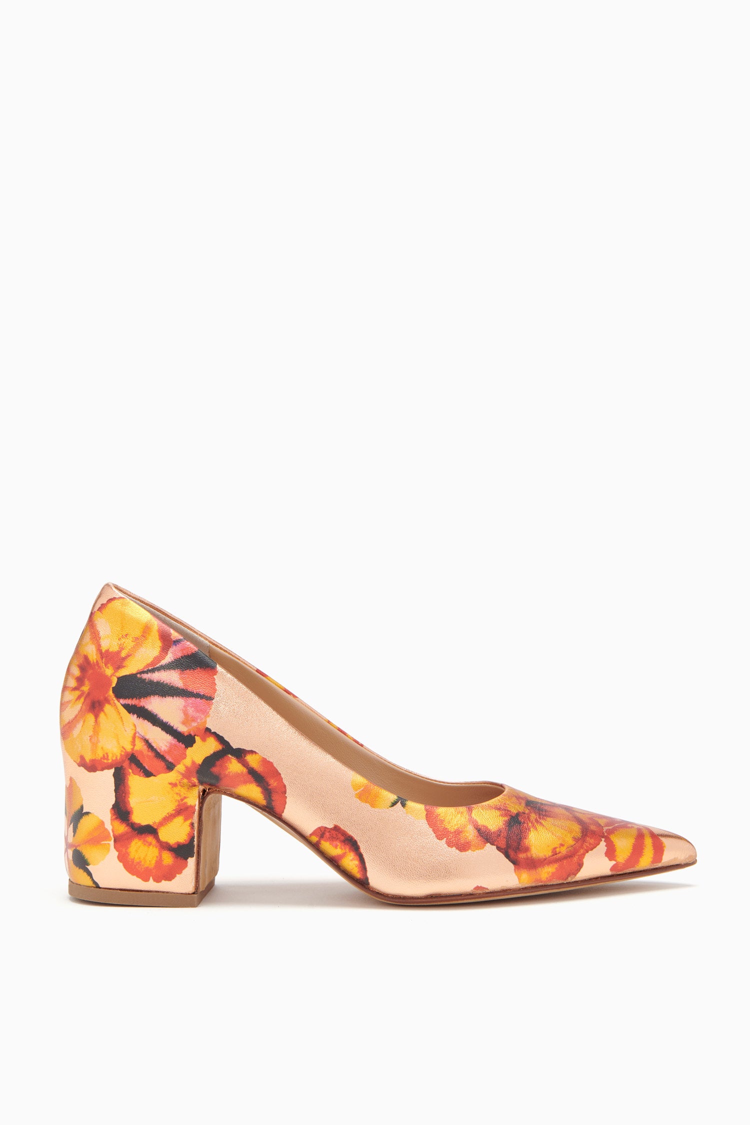 Floral Embroidered Block Heels | Heels, Fashion shoes, Comfy heels