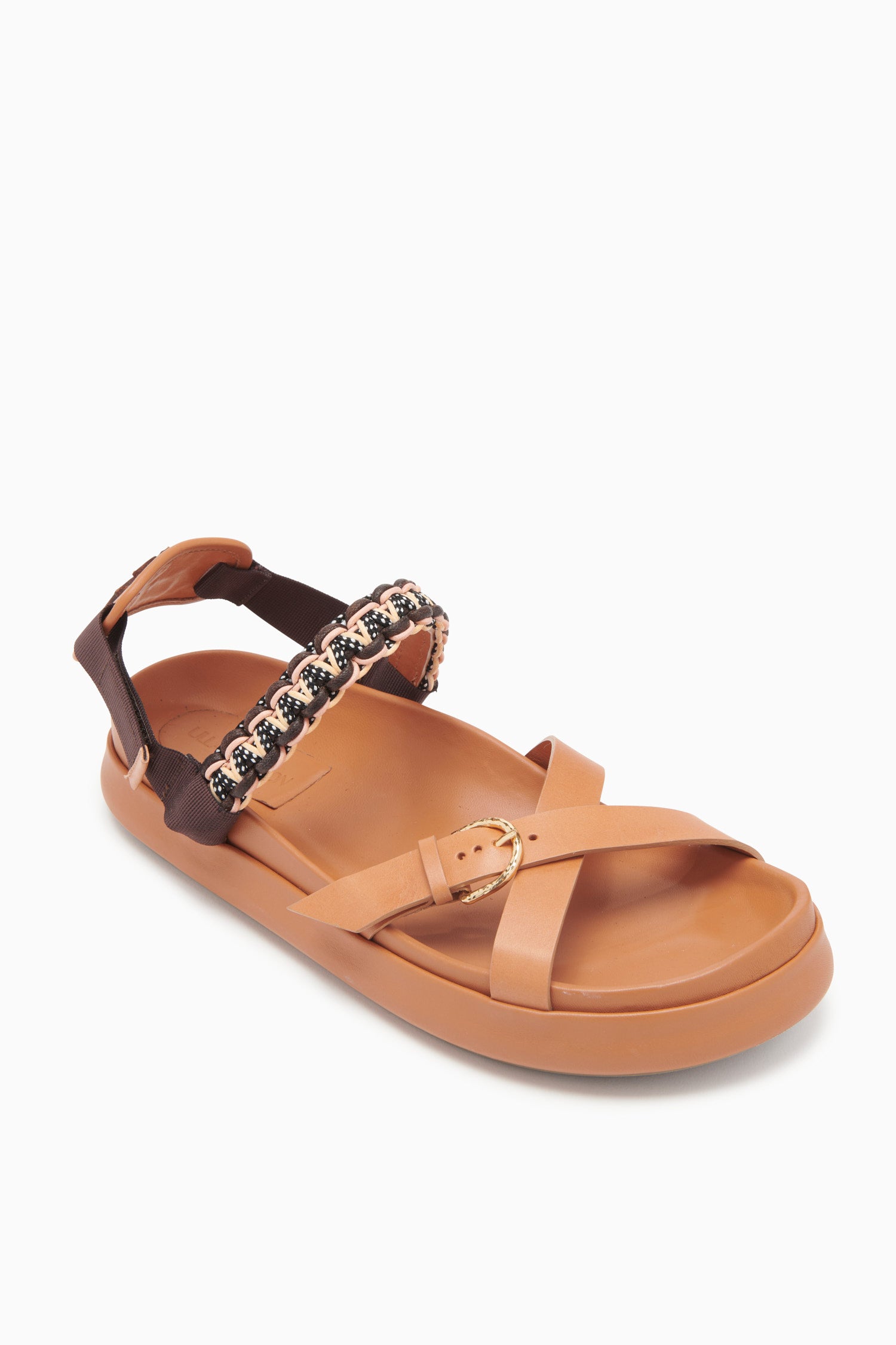 Ulla Johnson Lilou Macrame Sandal - Pecan Brown