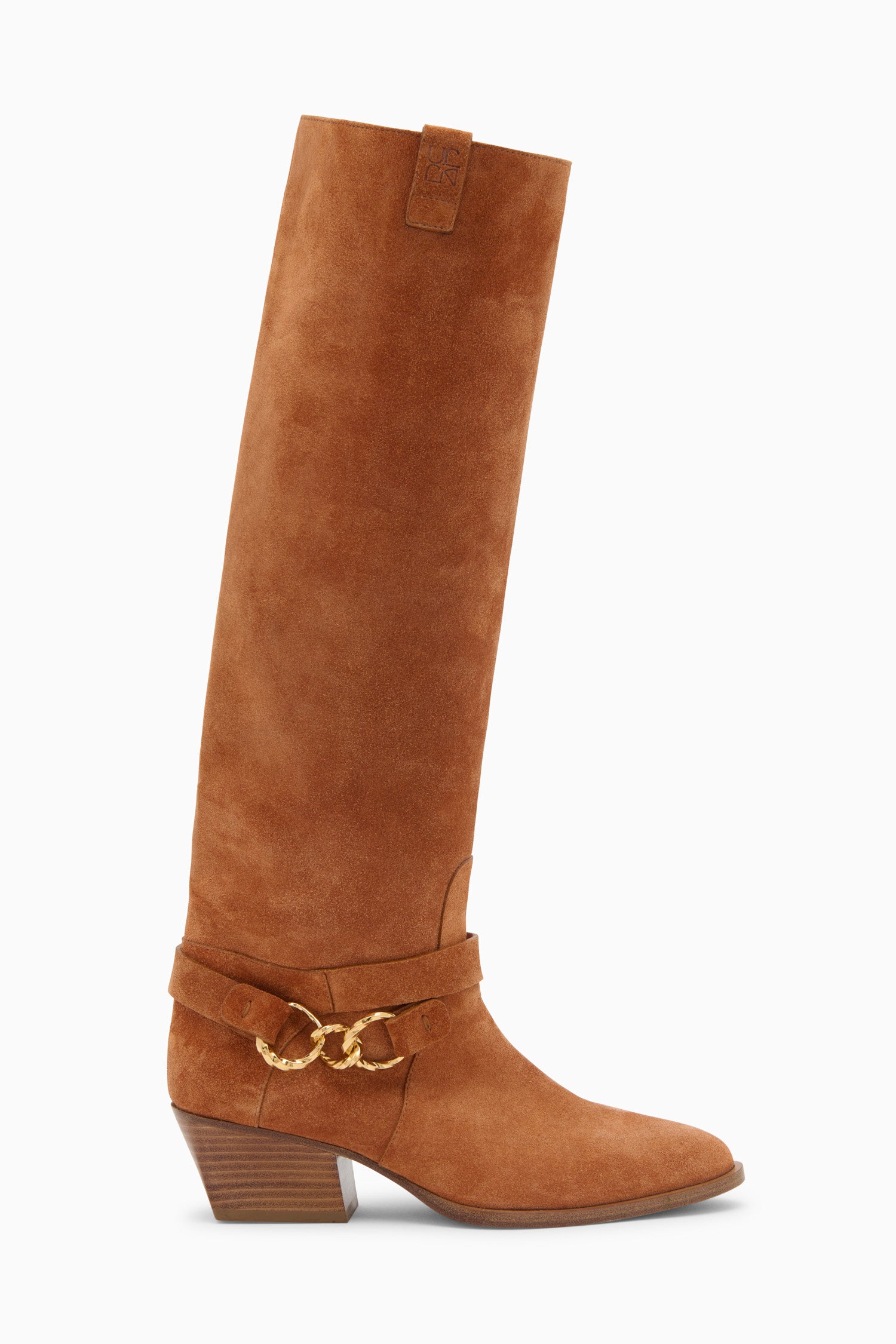 Ulla Johnson Willow Cowboy Boot - Pecan Brown