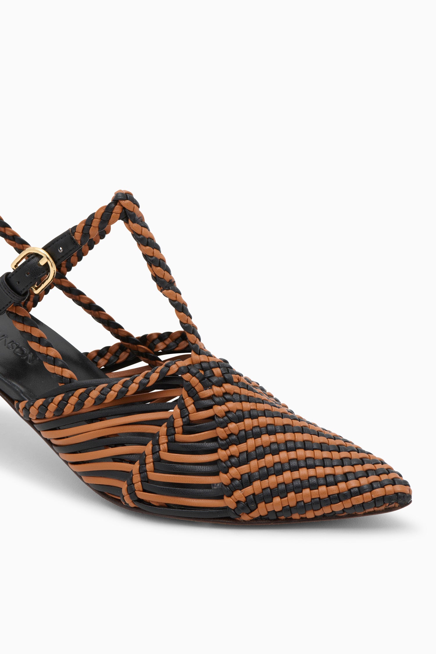 Celia Kitten Heel - Noir Colorblock