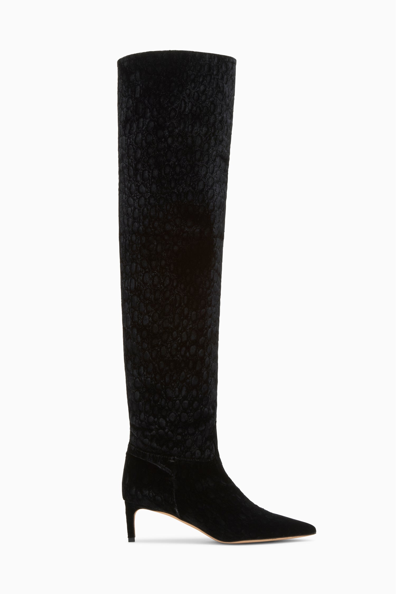 Carolina Over Knee Boot Noir