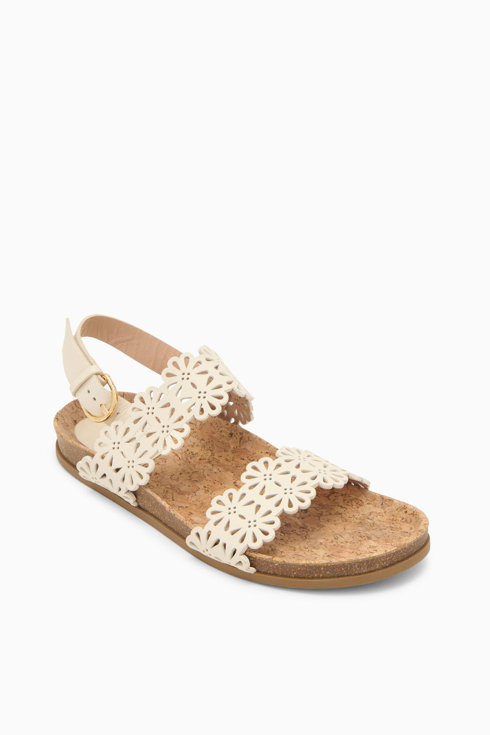 Calliope Eyelet Sandal - Cowrie