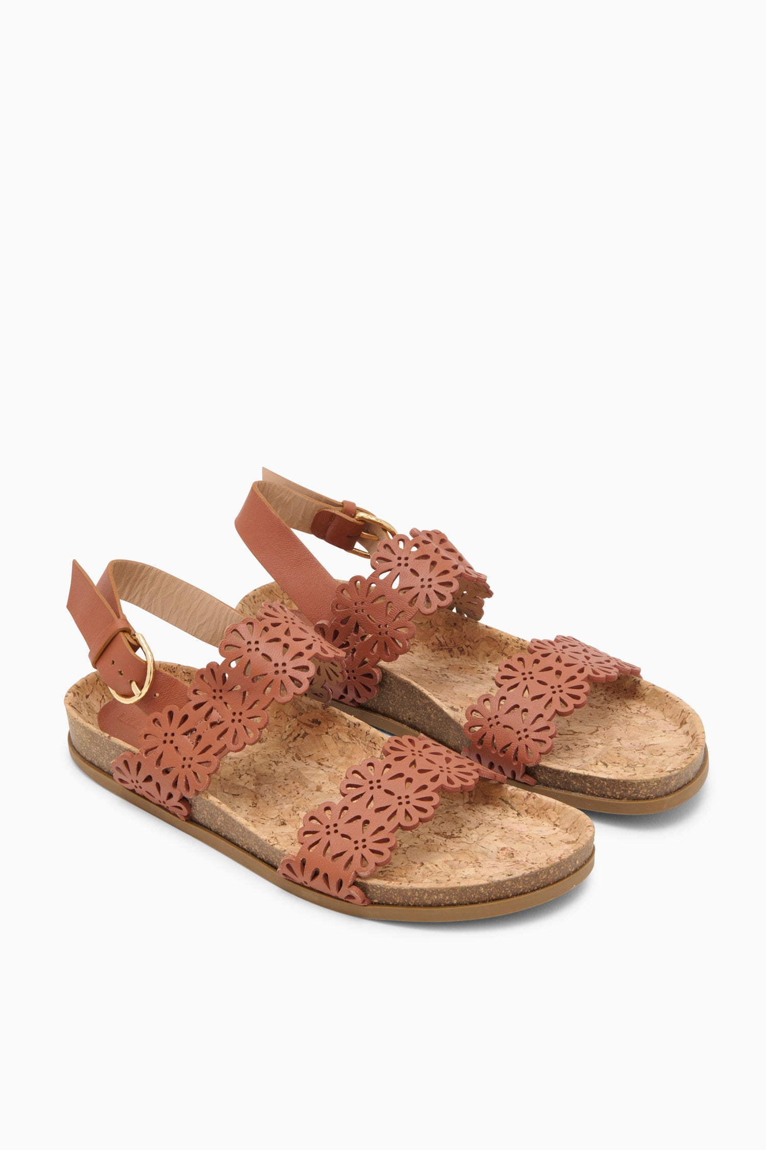 Calliope Eyelet Sandal - Sierra