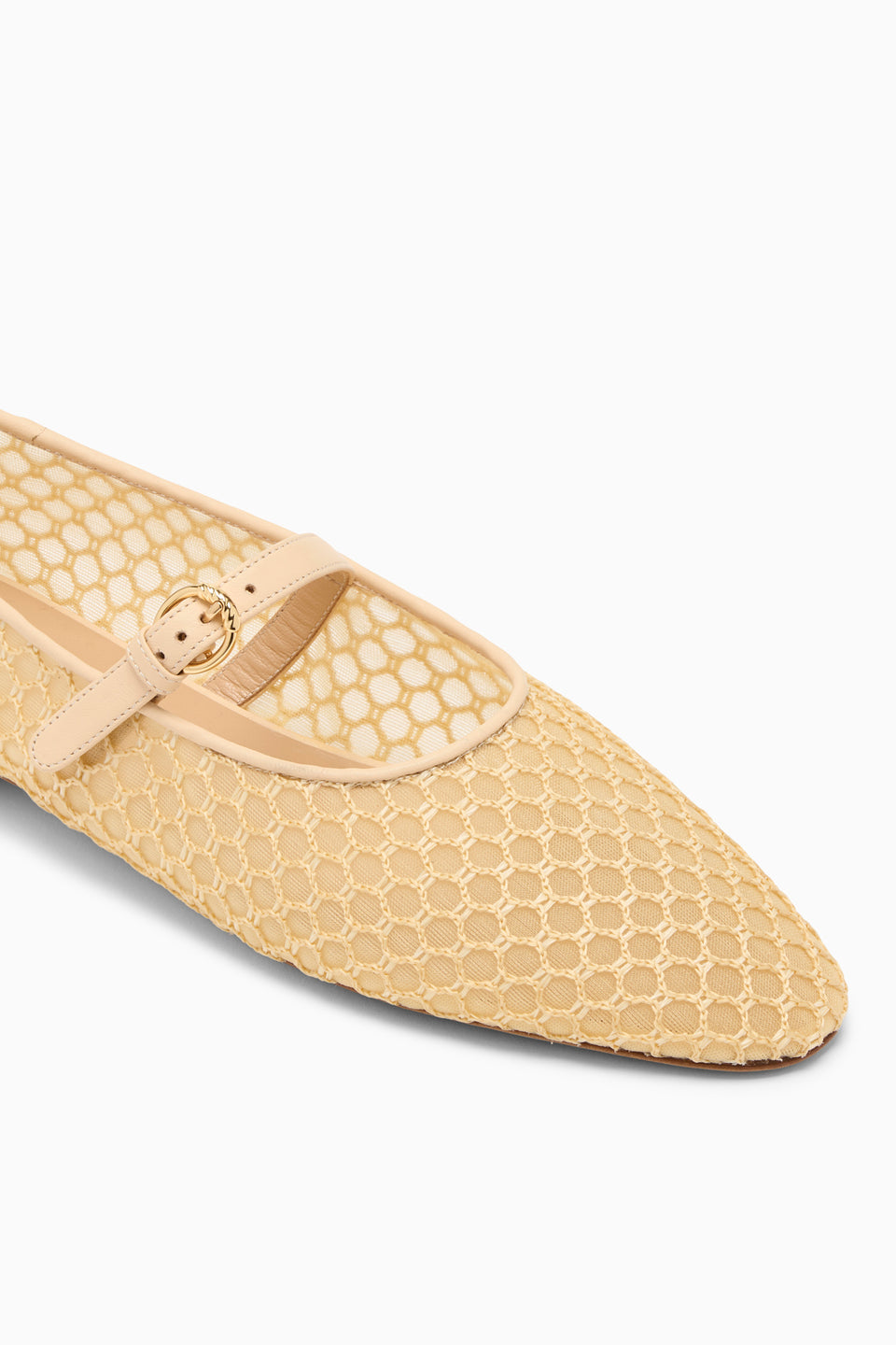 Isobel Mesh Ballet Flat - Sand