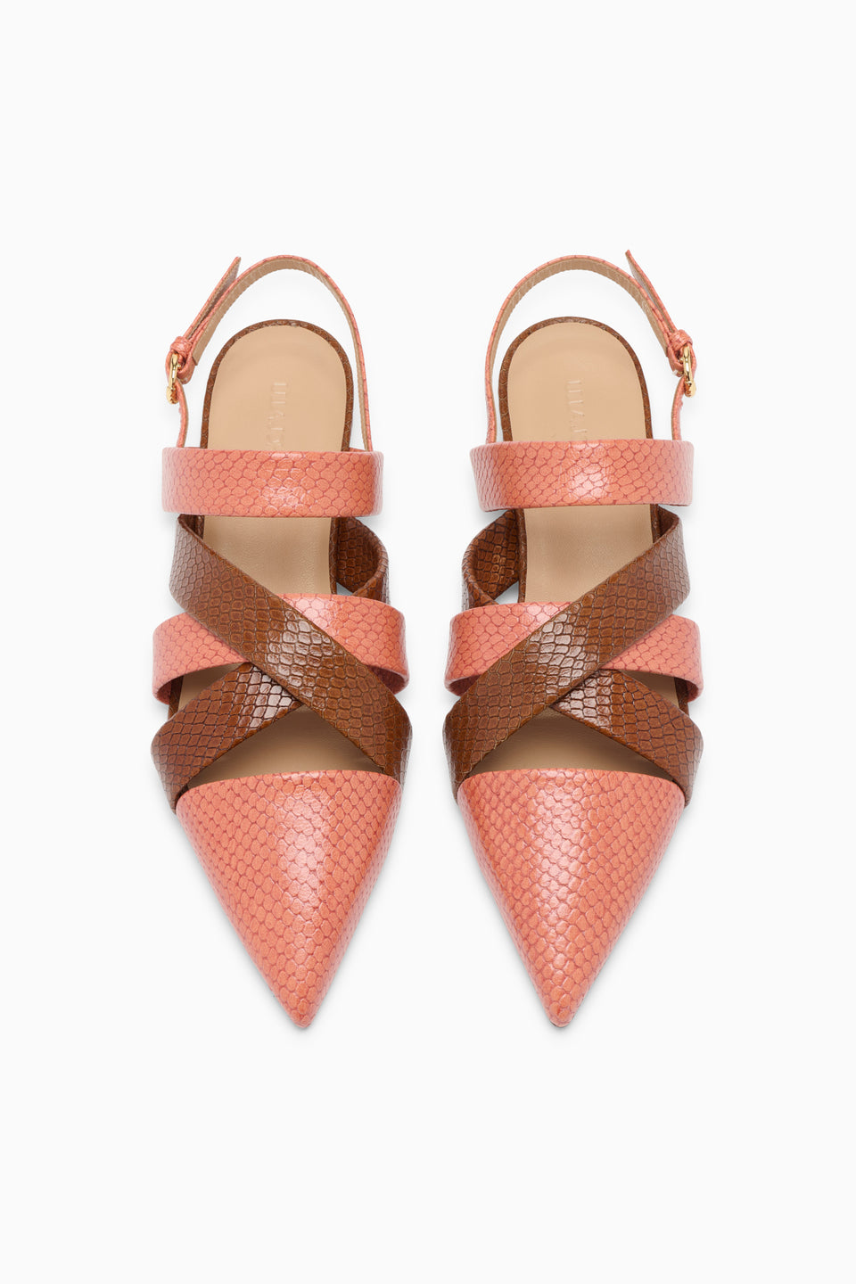 Tallulah Woven Flat - Rosewood