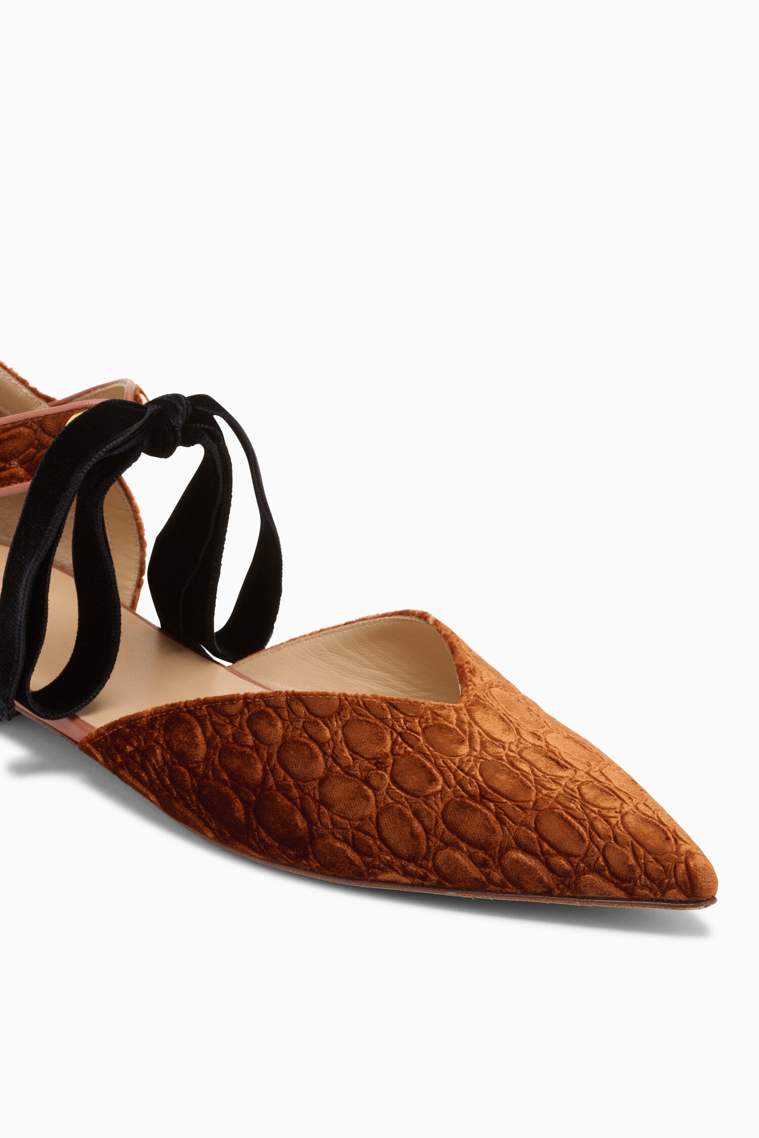 Corinna Eyelet Flat - Sierra