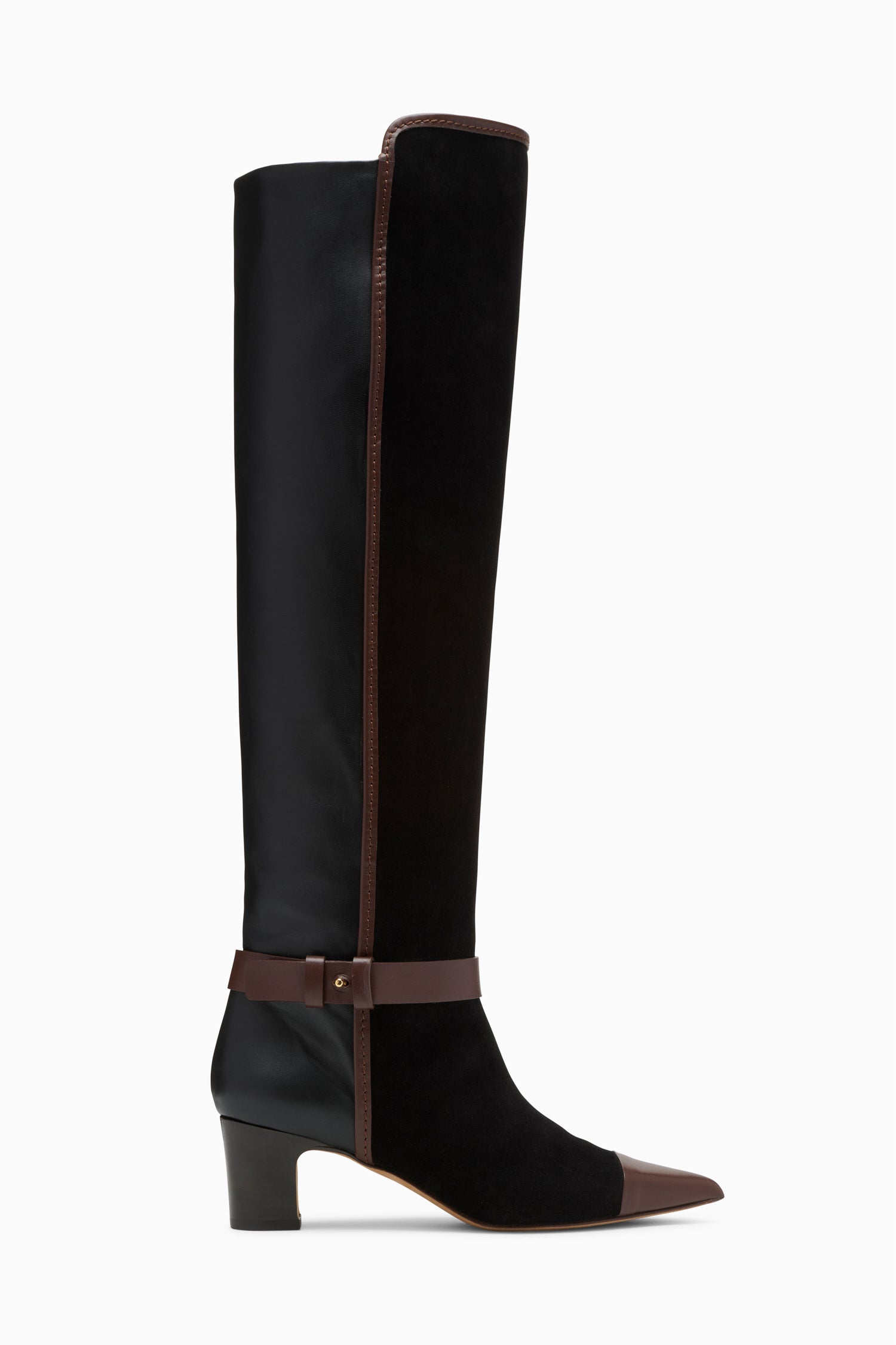 Kiki Patchwork Boot Noir Mixte