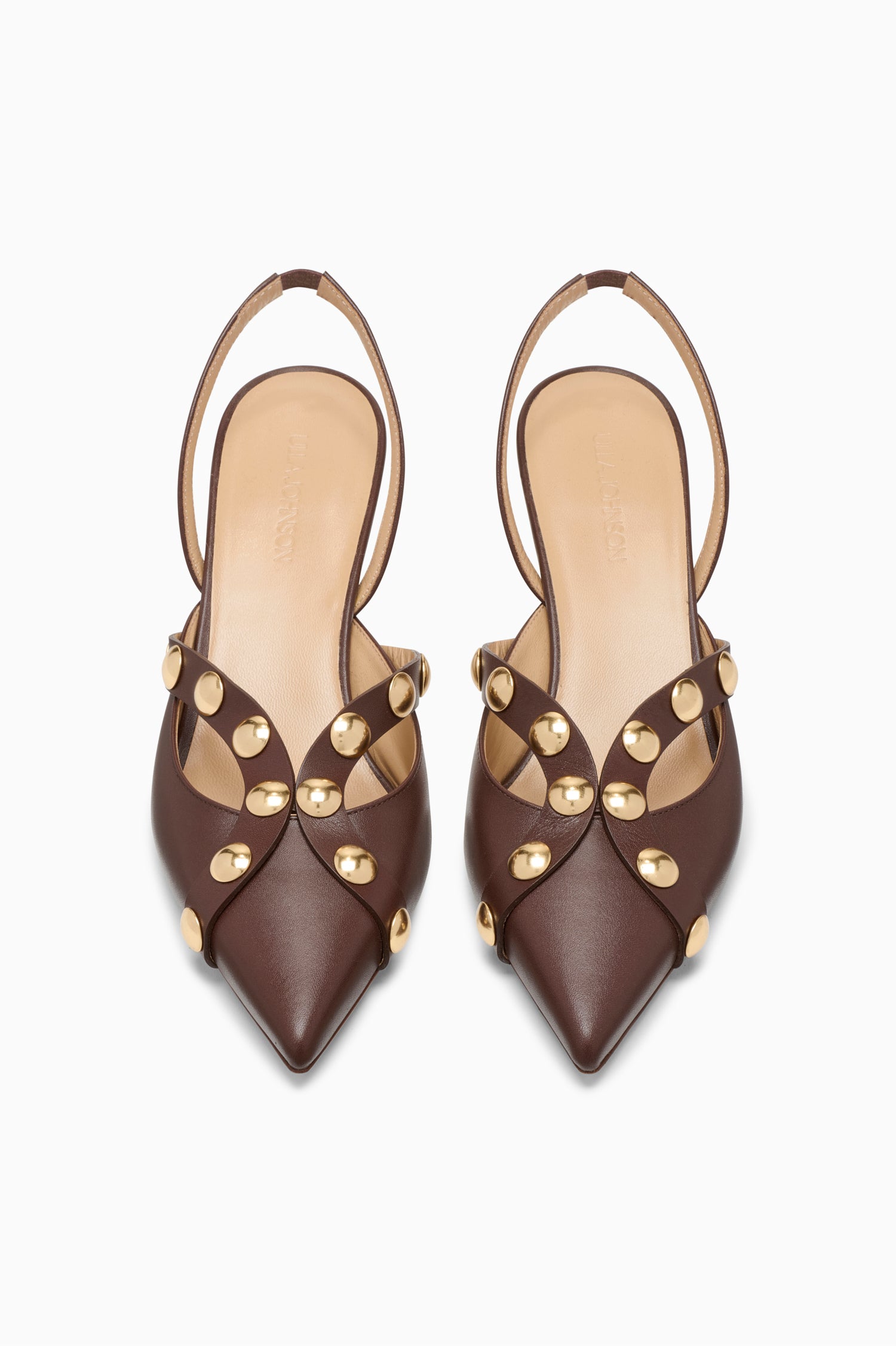 Vendome Studded Kitten Heel - Sequoia