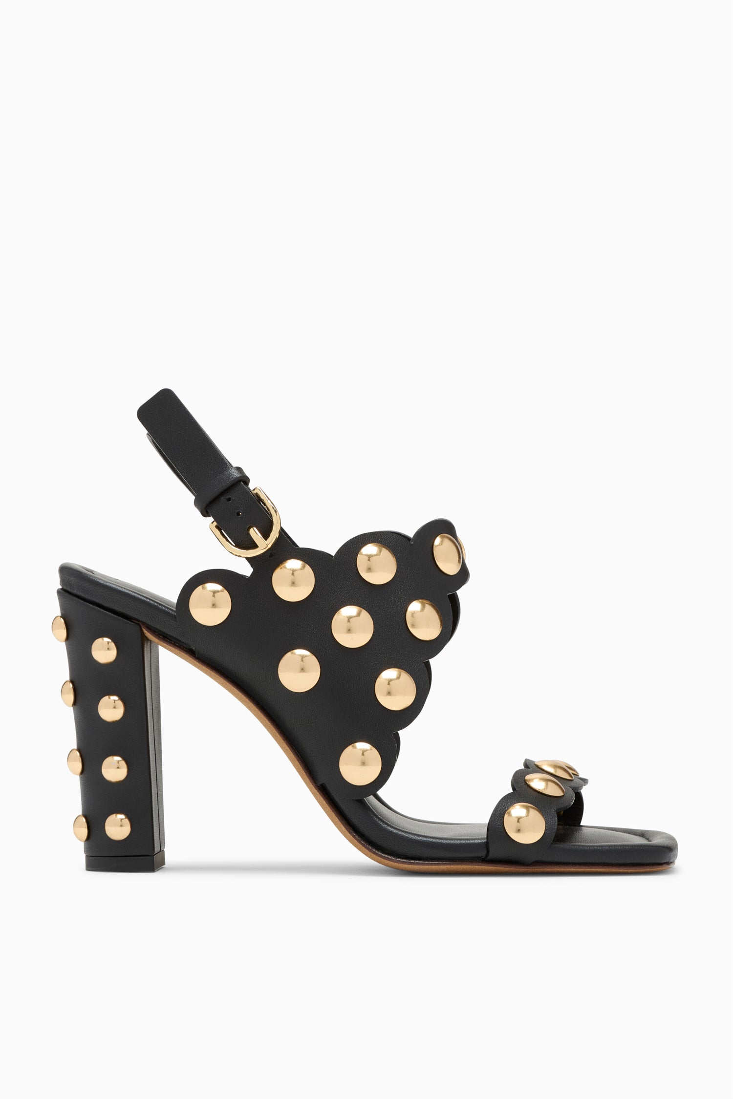 Vendome Studded High Heel Noir