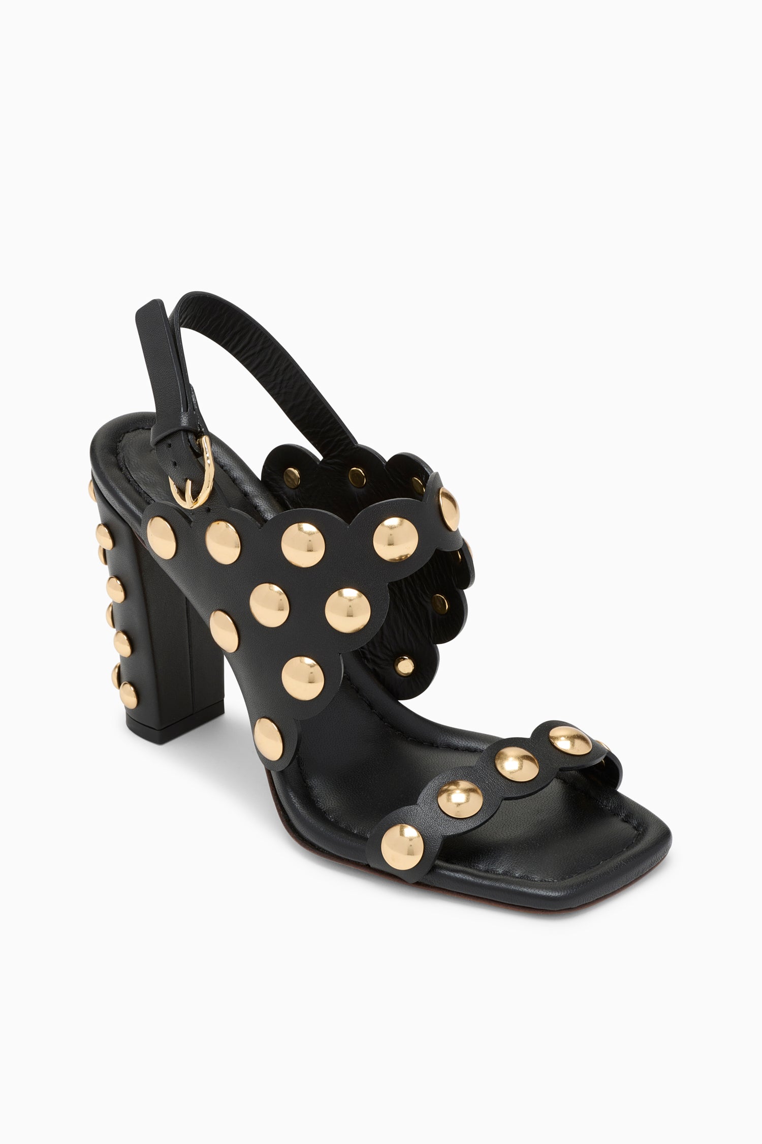 Vendome Studded High Heel - Noir