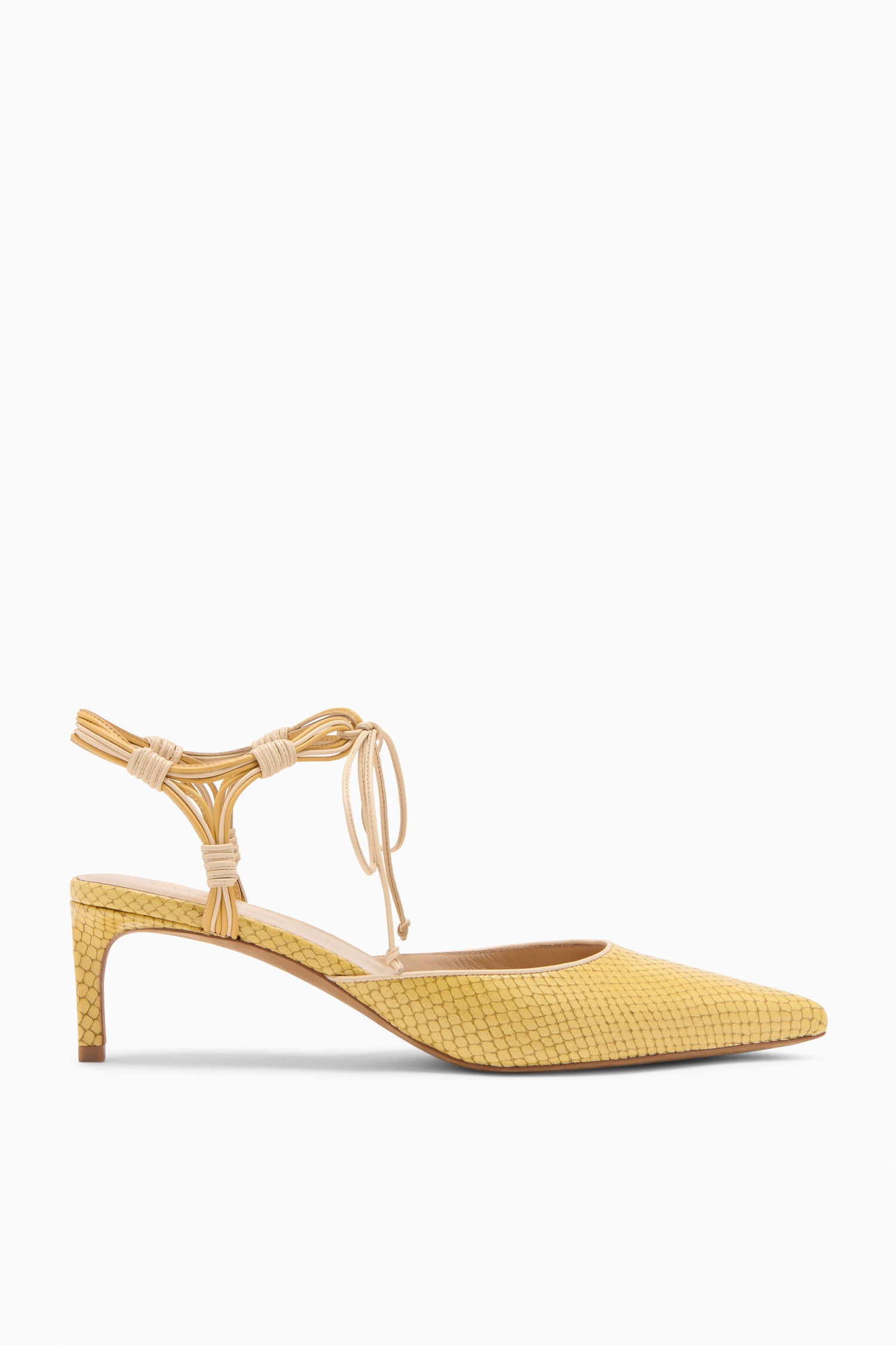 Aris Novel Strap Kitten Heel Lotus