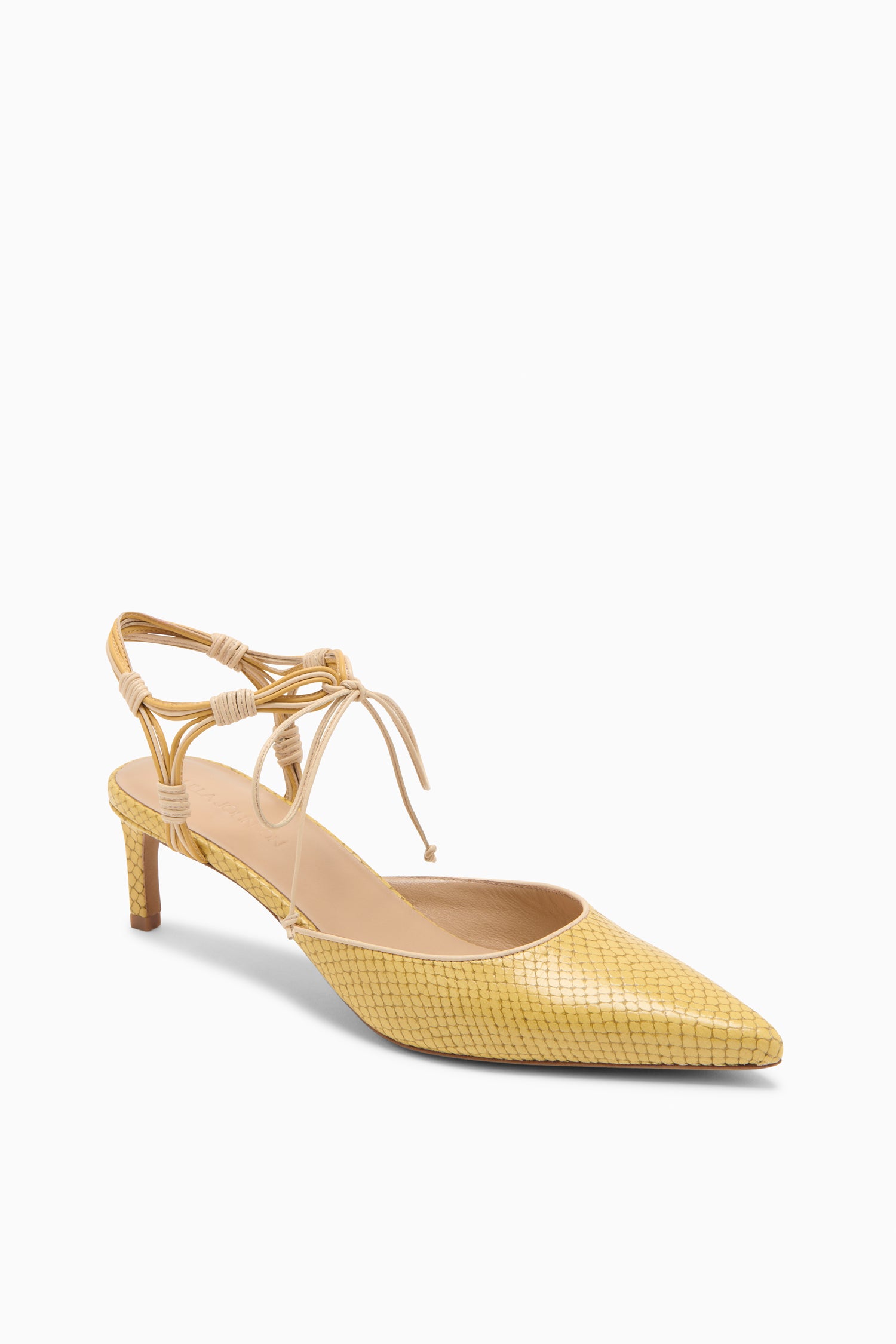 Aris Novel Strap Kitten Heel - Lotus