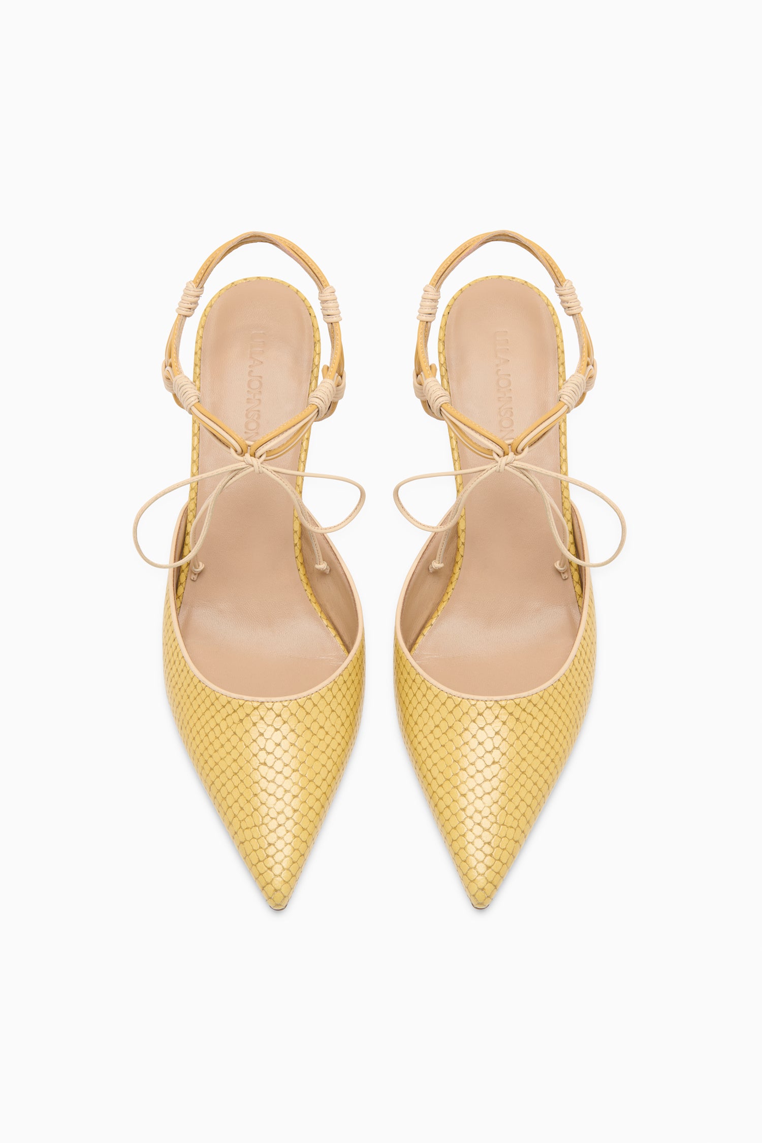 Ulla Johnson Aris Novel Strap Kitten Heel - Lotus