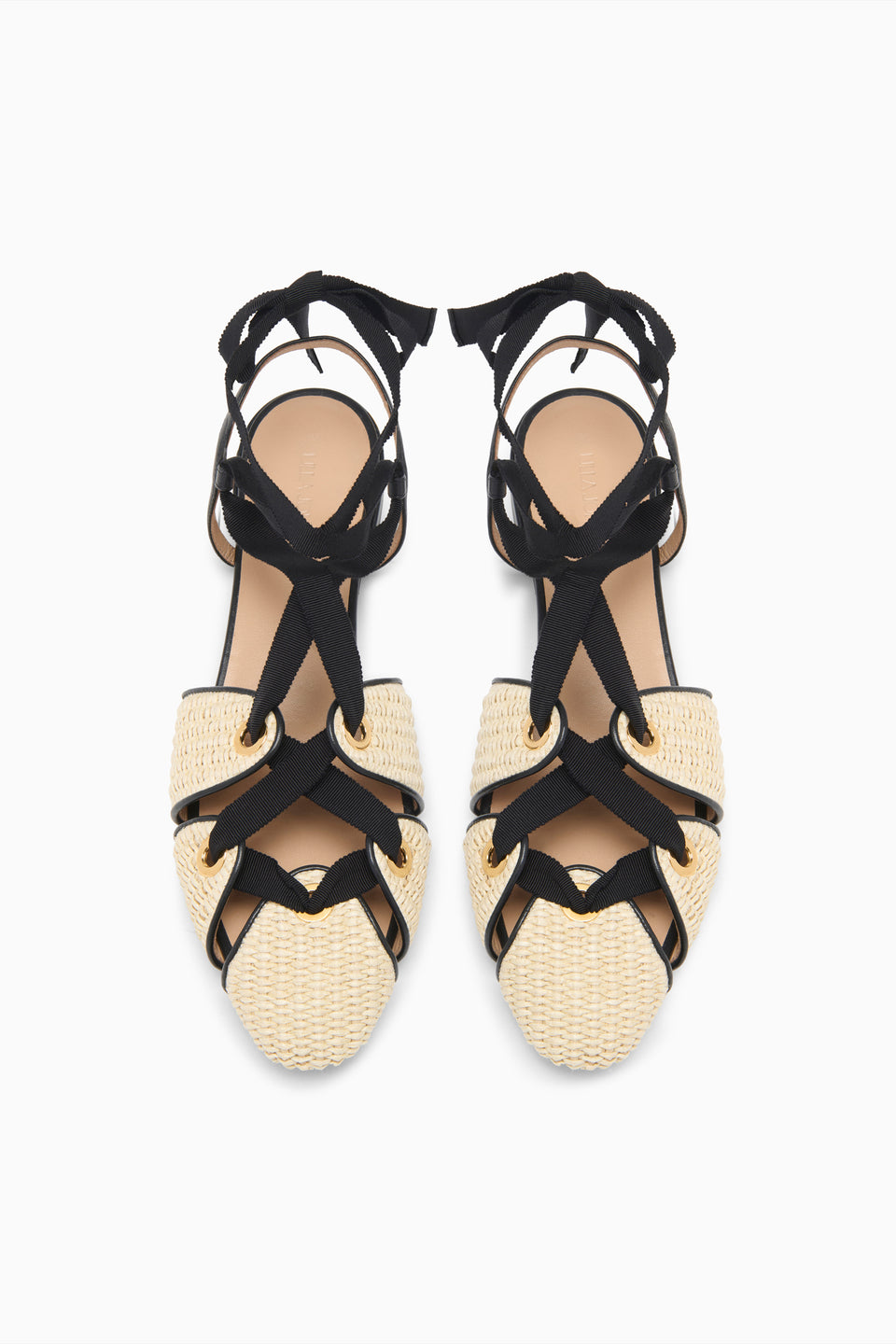 Artemis Eyelet Detail Flat - Sand