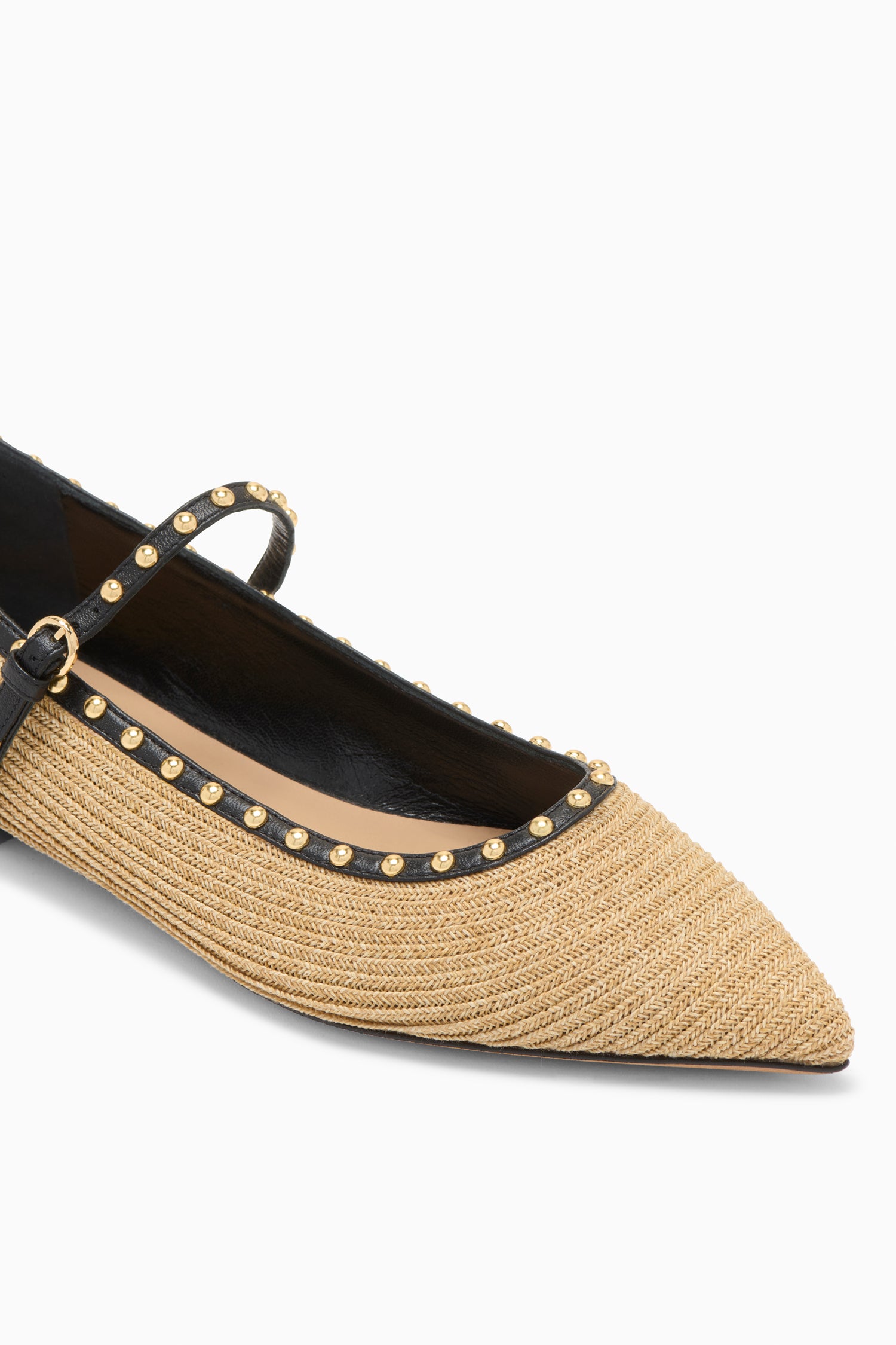 Ulla Johnson Hera Raffia Ballet Flat - Natural