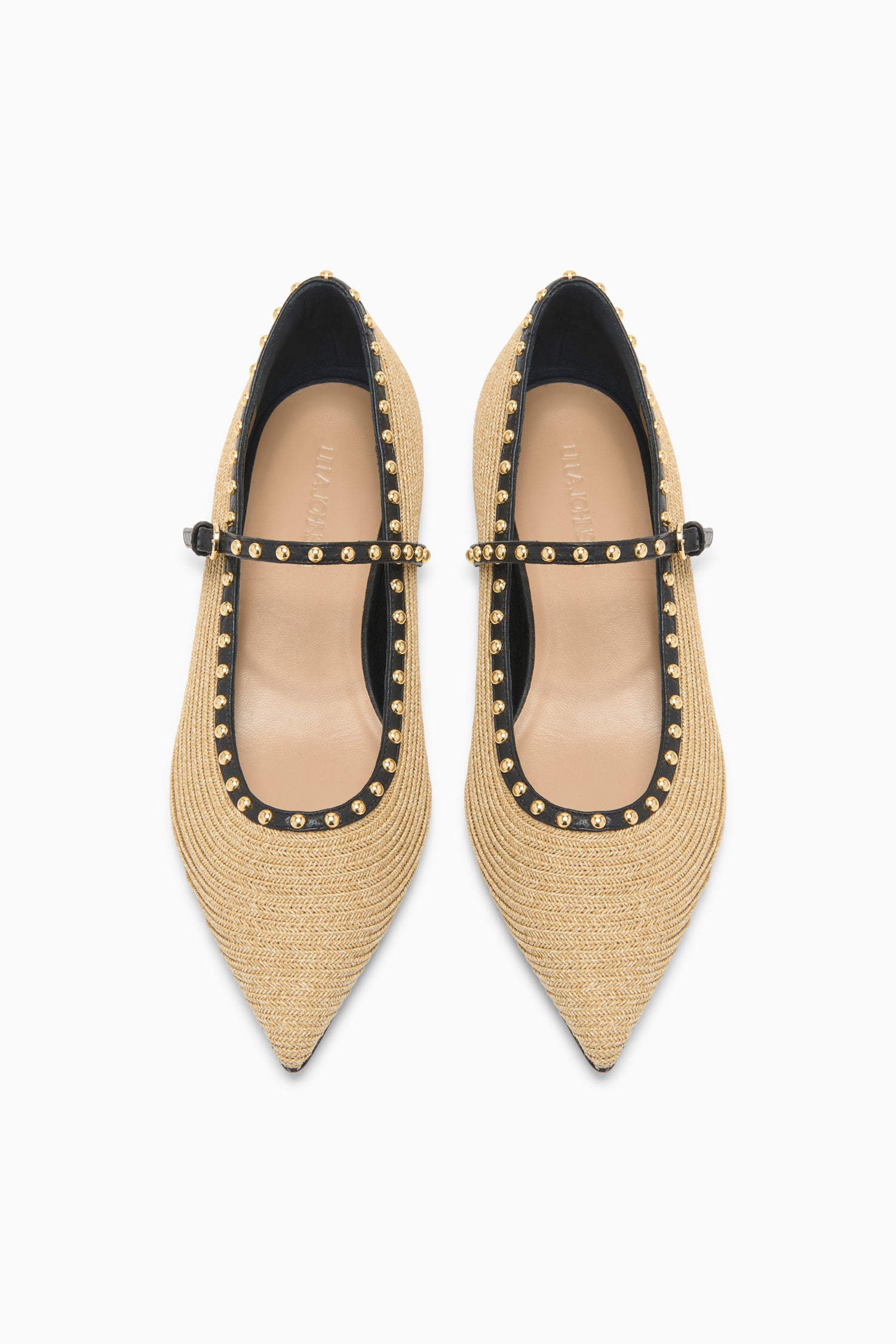 Hera Raffia Ballet Flat - Natural