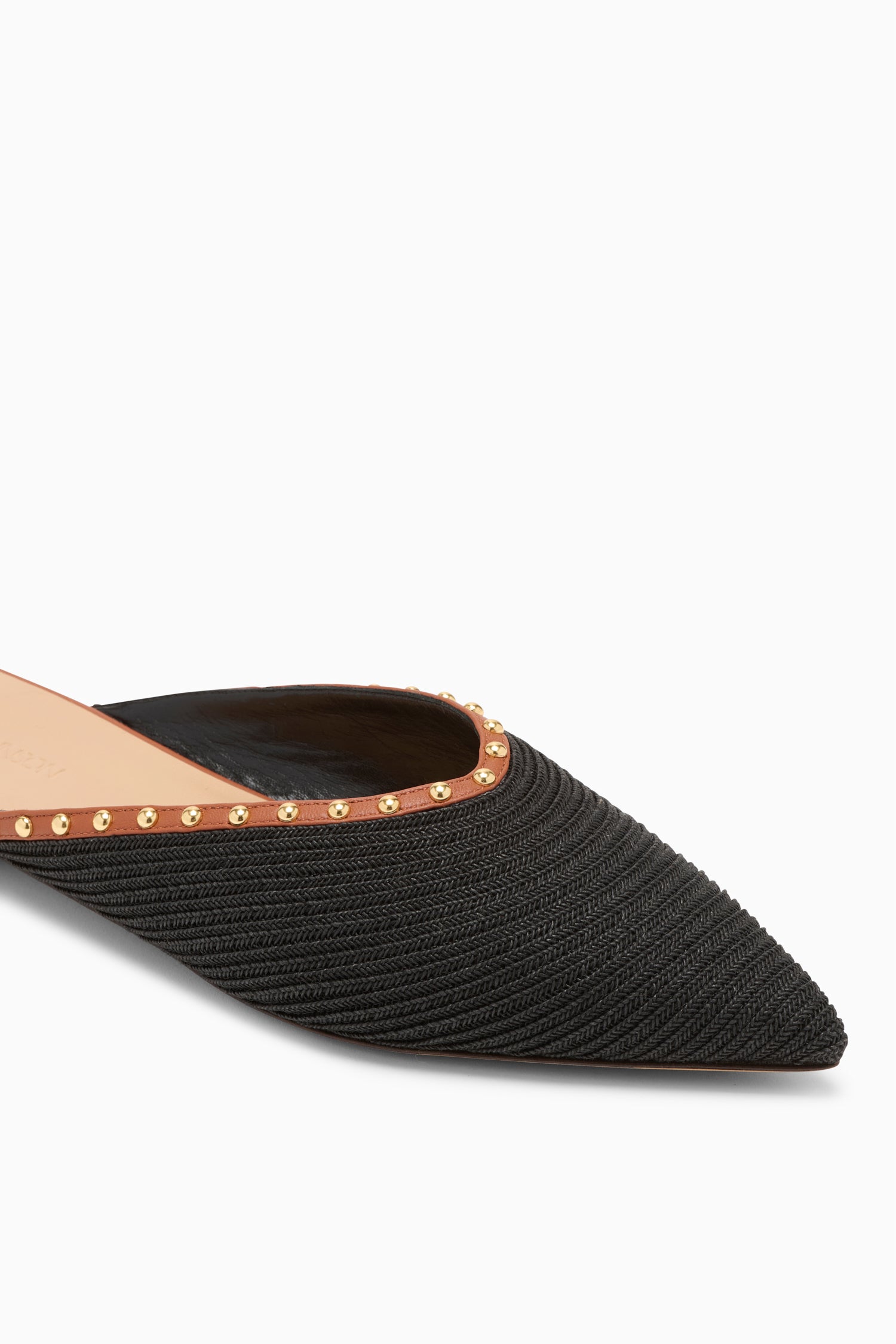 Ulla Johnson Hera Raffia Mule - Noir