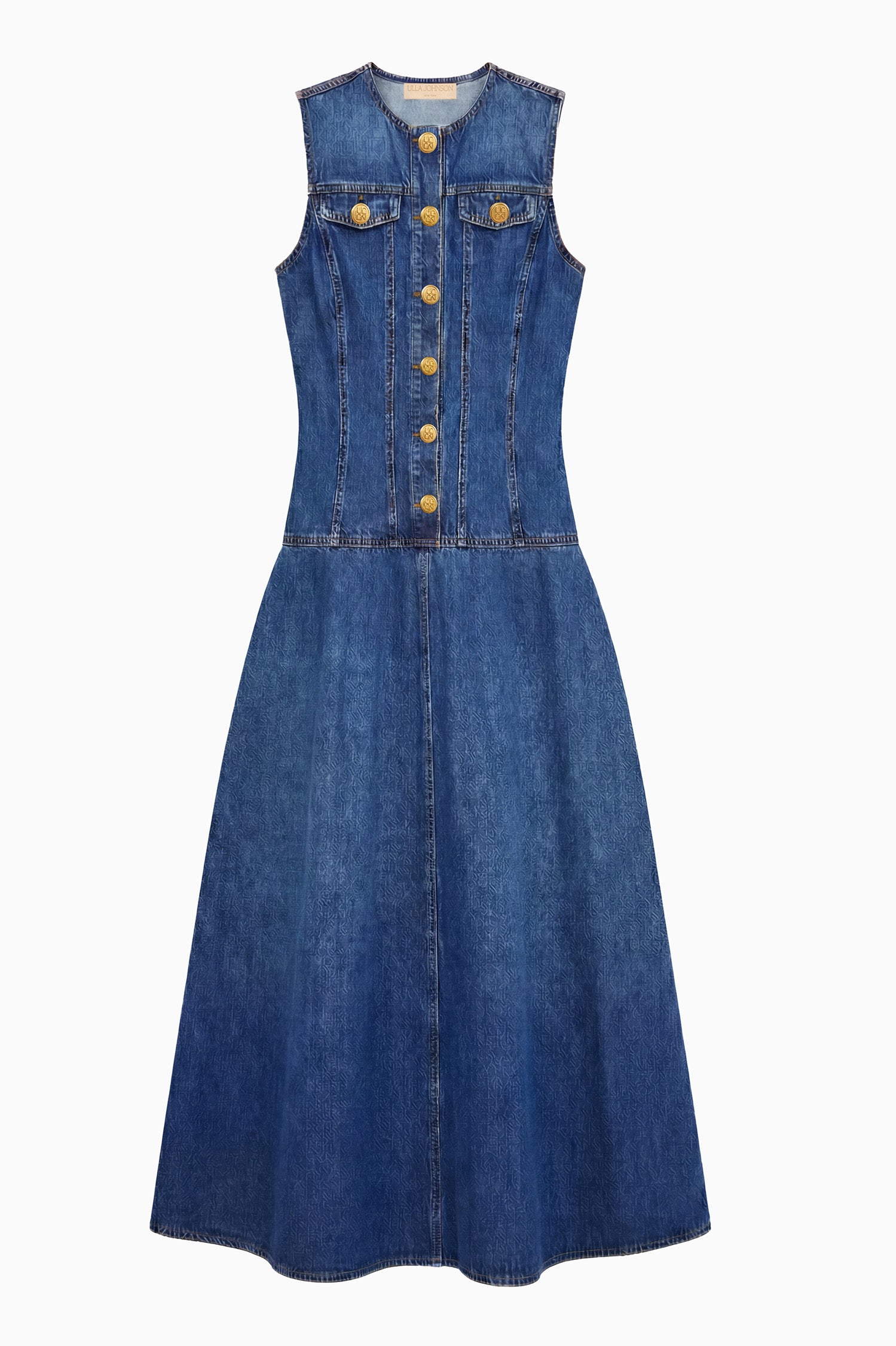 The Odella Denim Dress - Nile