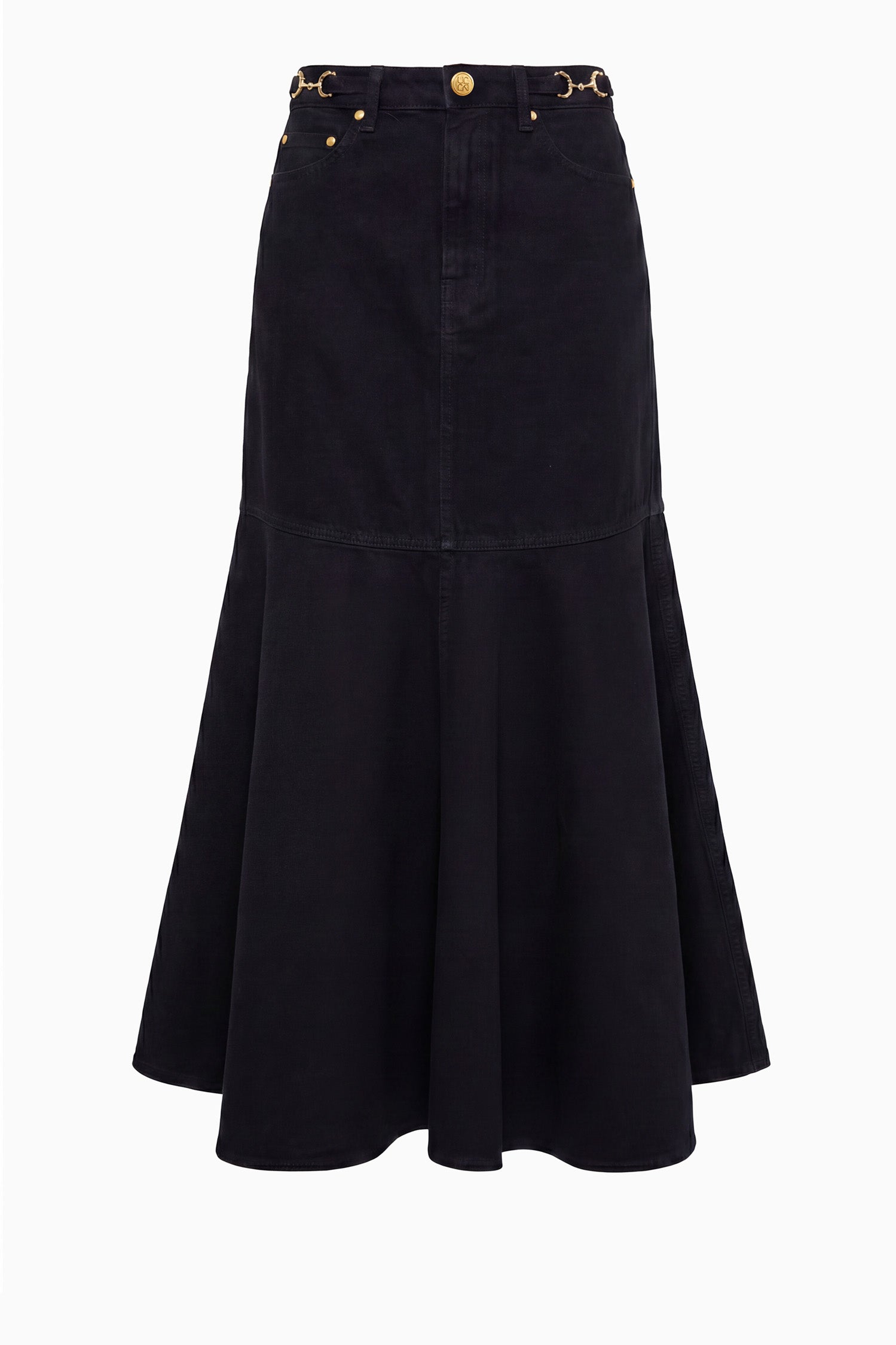 Madelyn Denim Skirt Noir