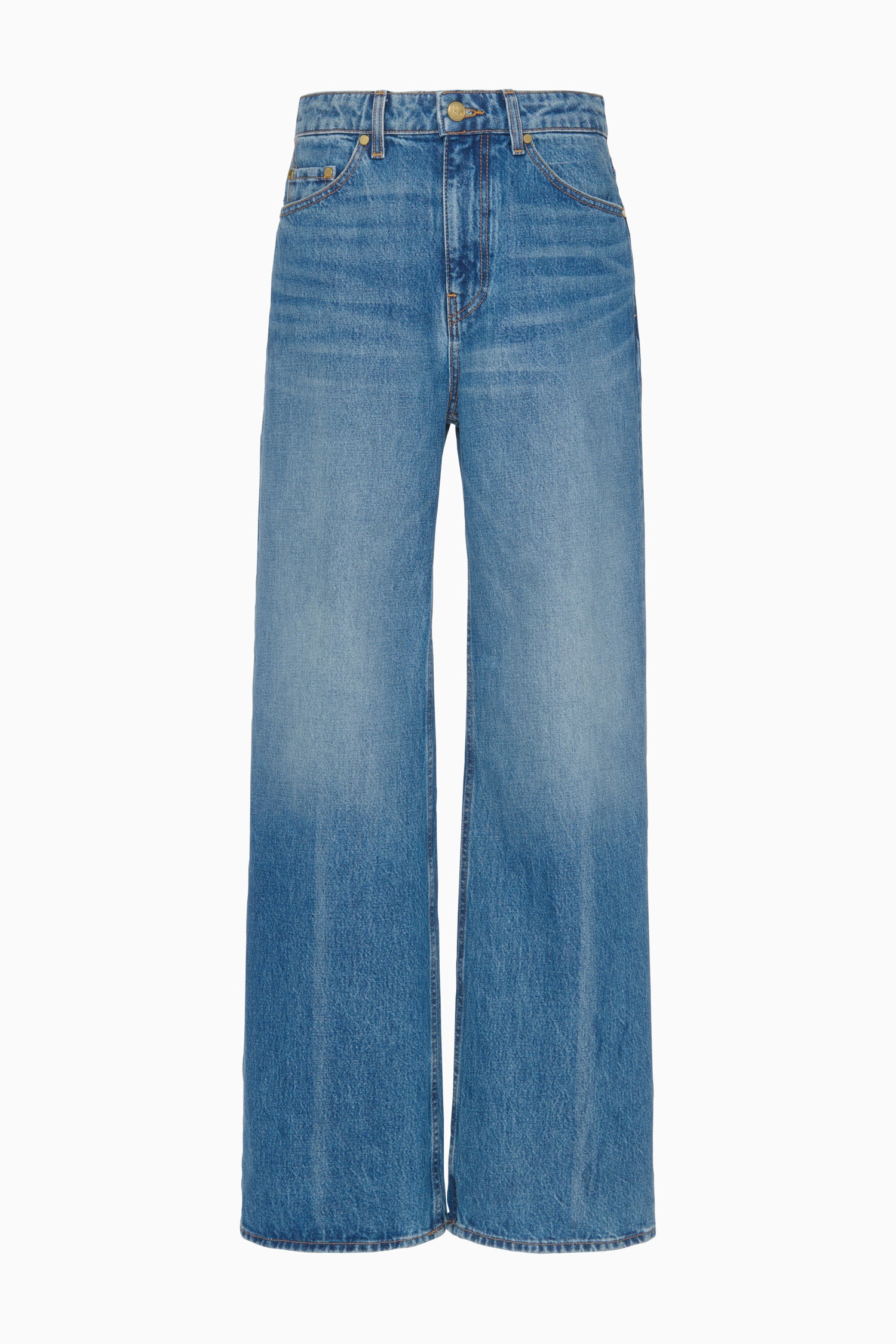 The Willow Jean - Danube Mid Rise Wide Leg Jean - Ulla Johnson