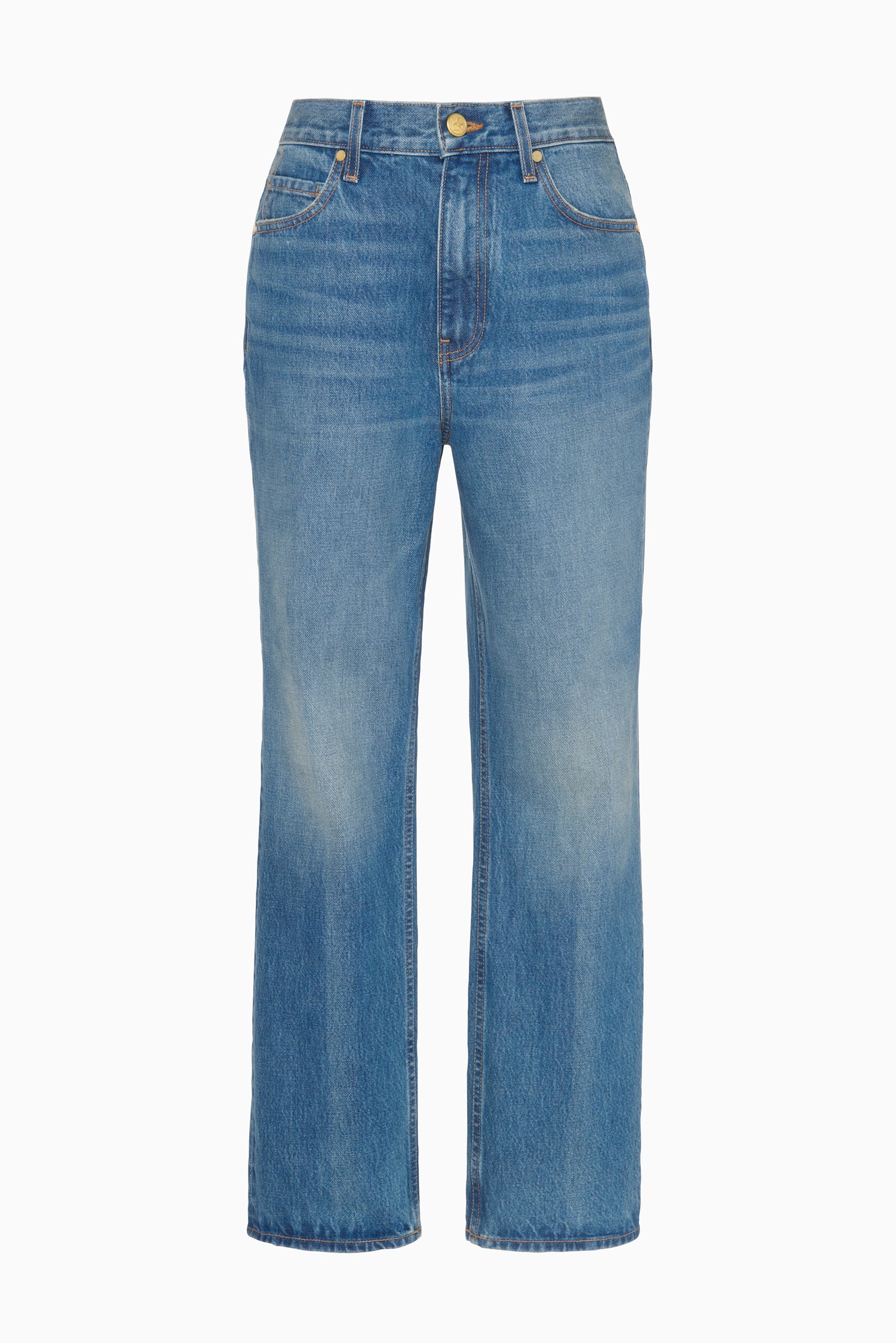 The Agnes Cropped Jean - Danube High Rise Slim Leg Jean - Ulla Johnson