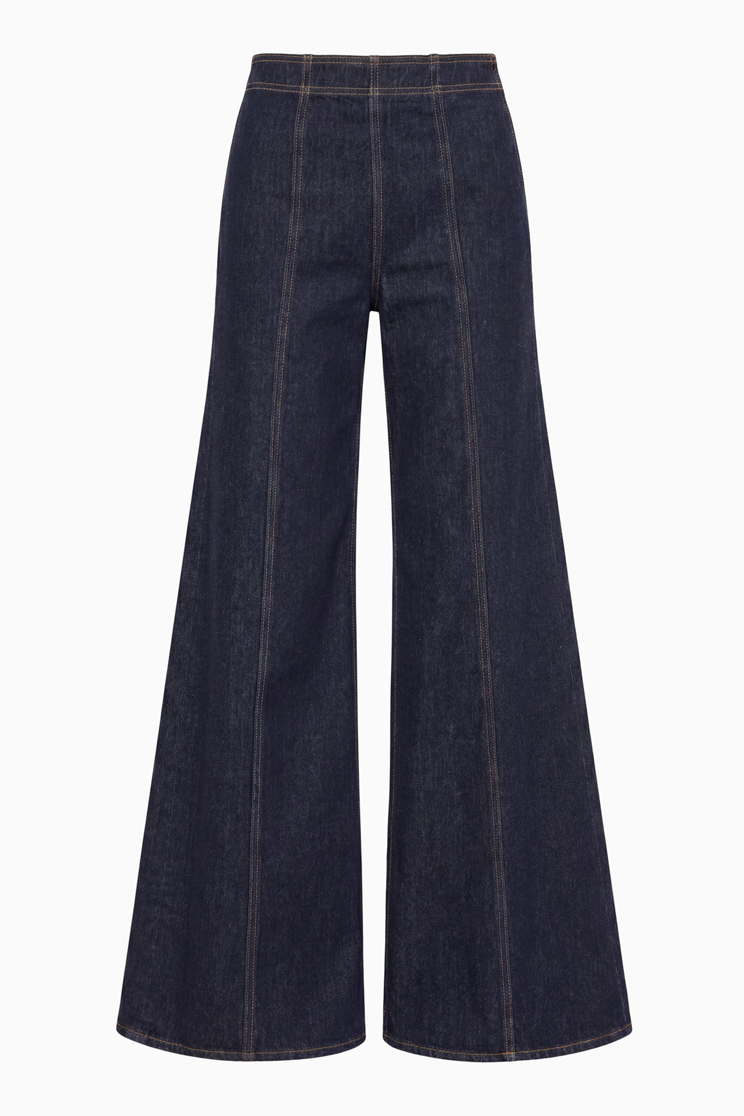 Bianca Wide Leg Seamed Jean Tigris