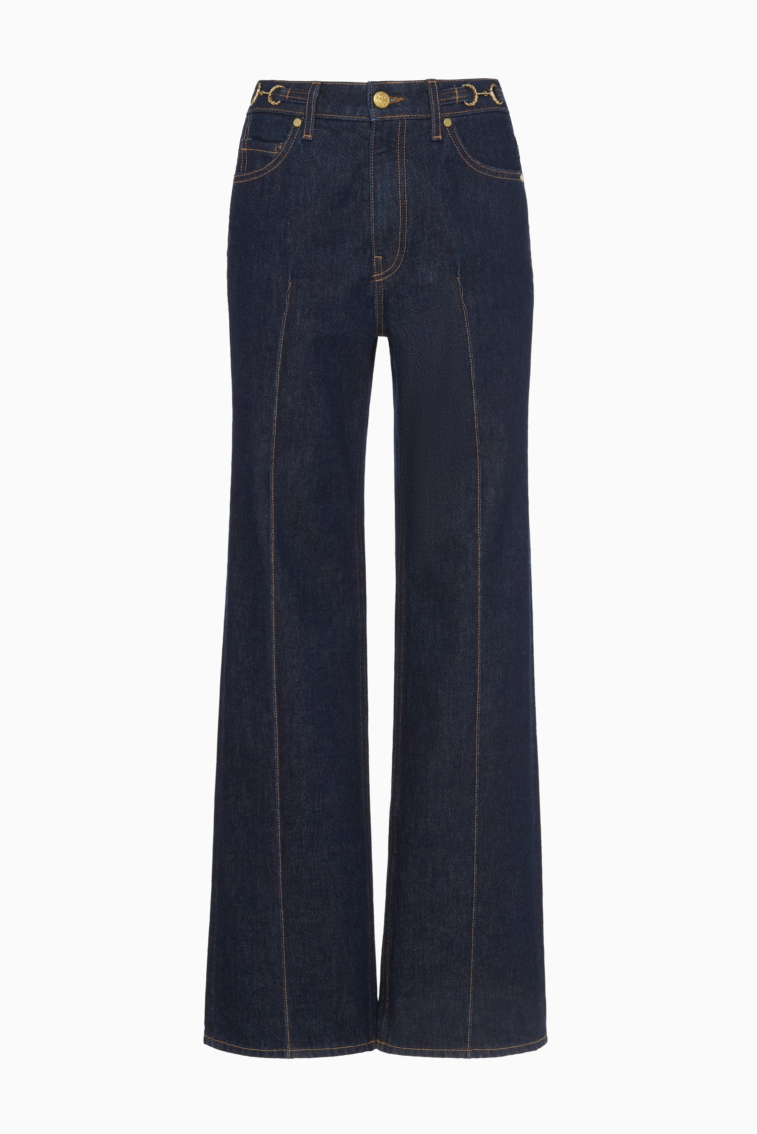 Agatha Straight Leg Pintuck Jean Tigris