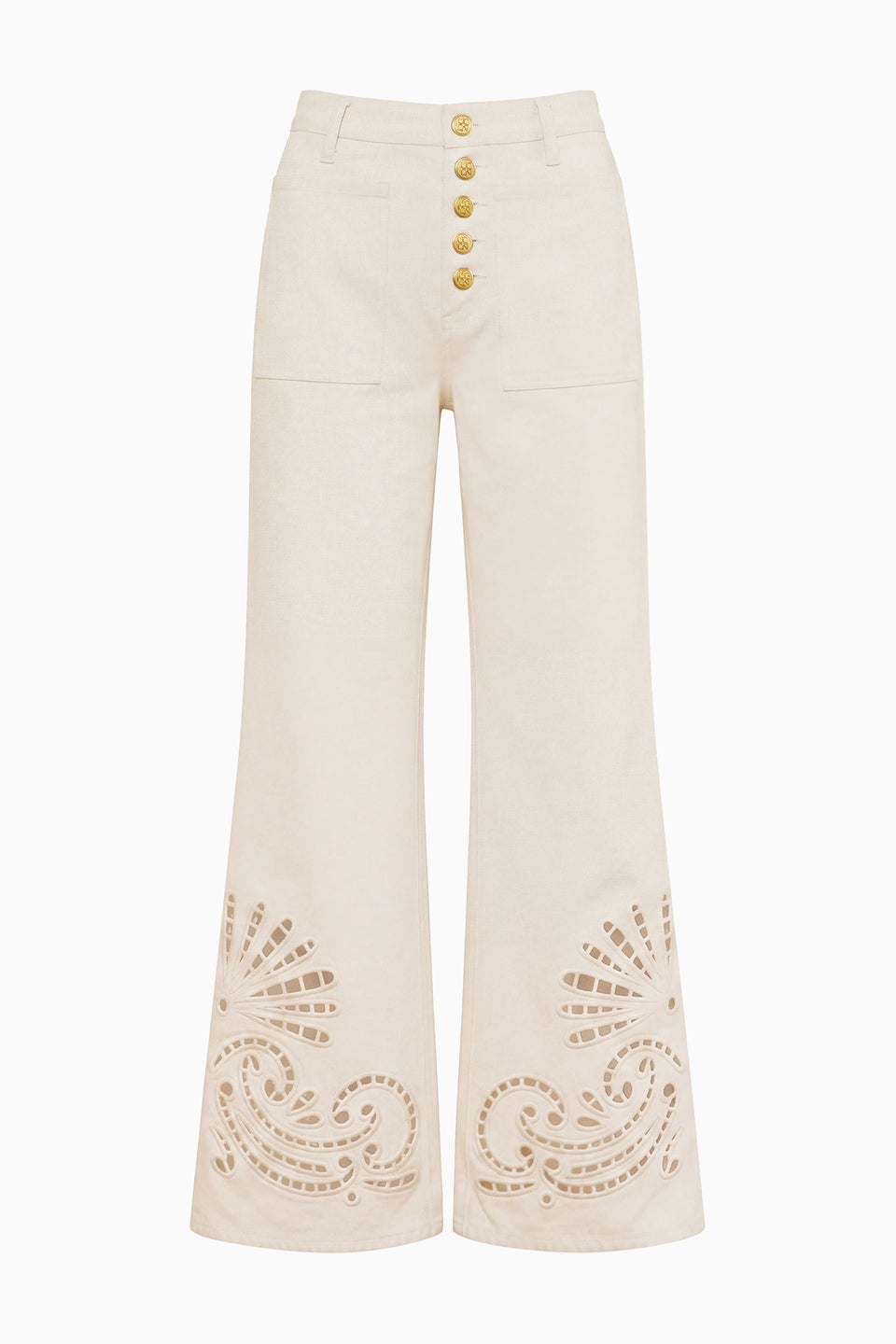 The Lou Jean with Eyelet - Cowrie