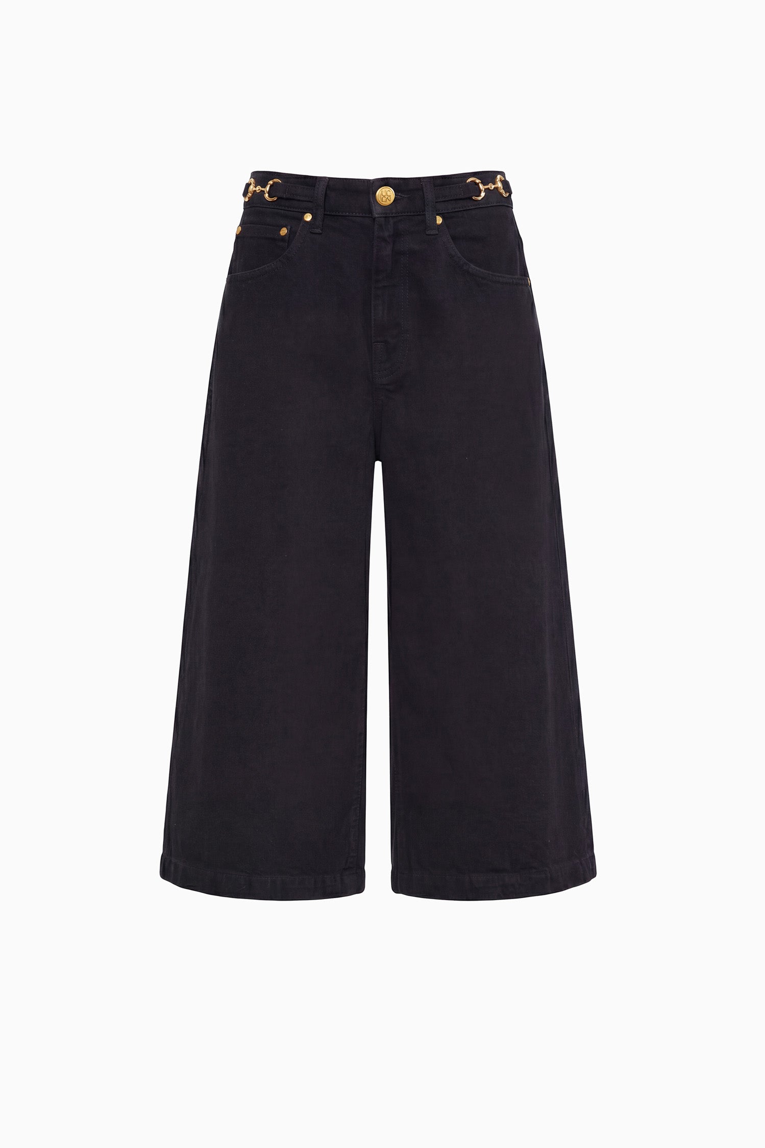 The Rowan Denim Culotte - Noir