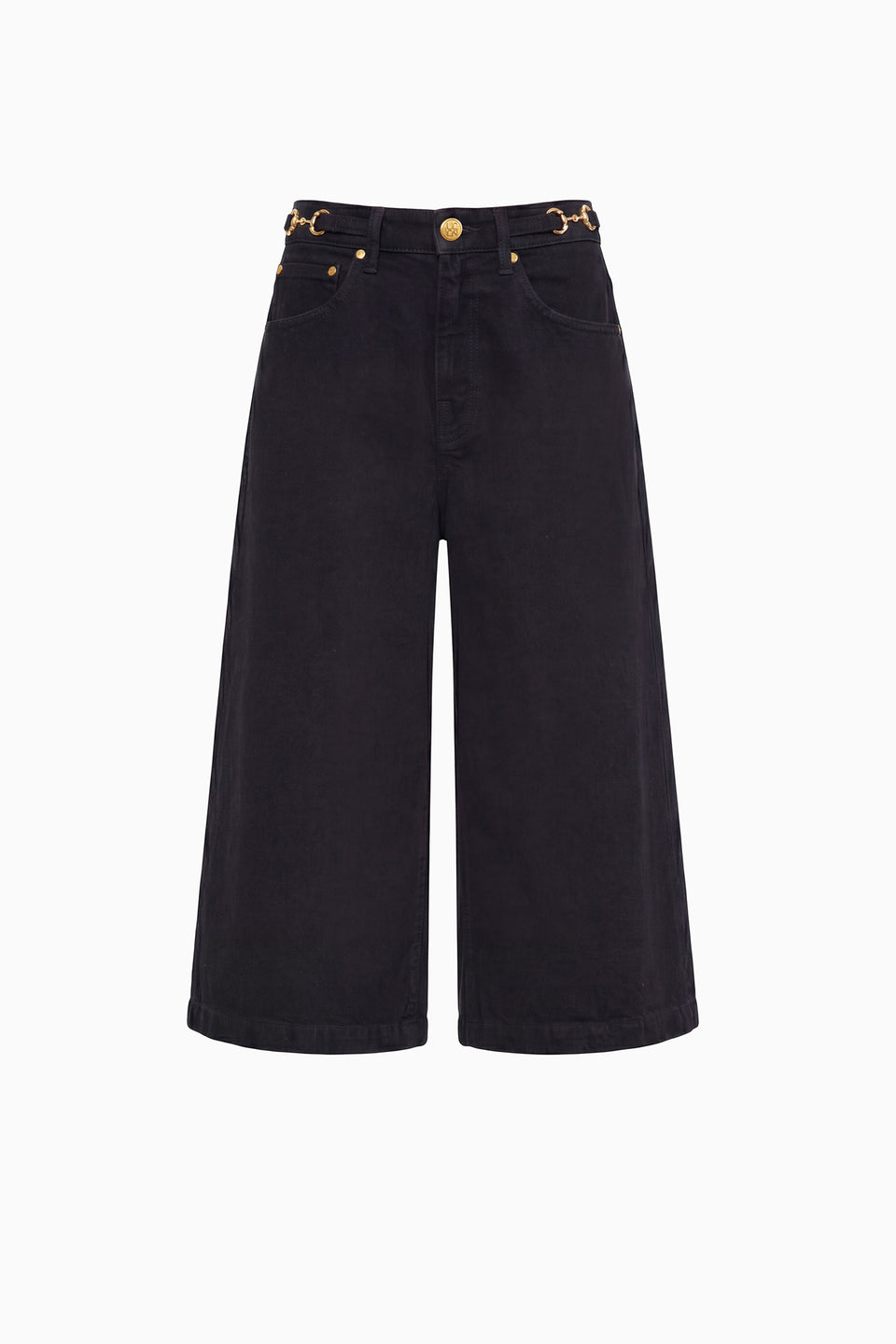 The Rowan Denim Culotte - Noir