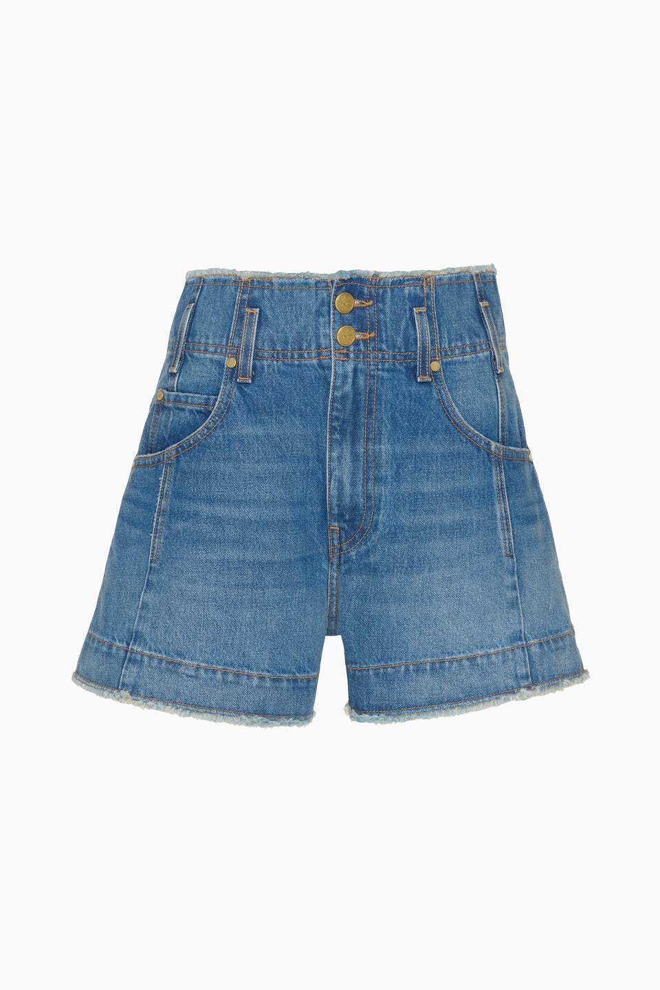 The Charlotte Short - Danube Medium Indigo Wash