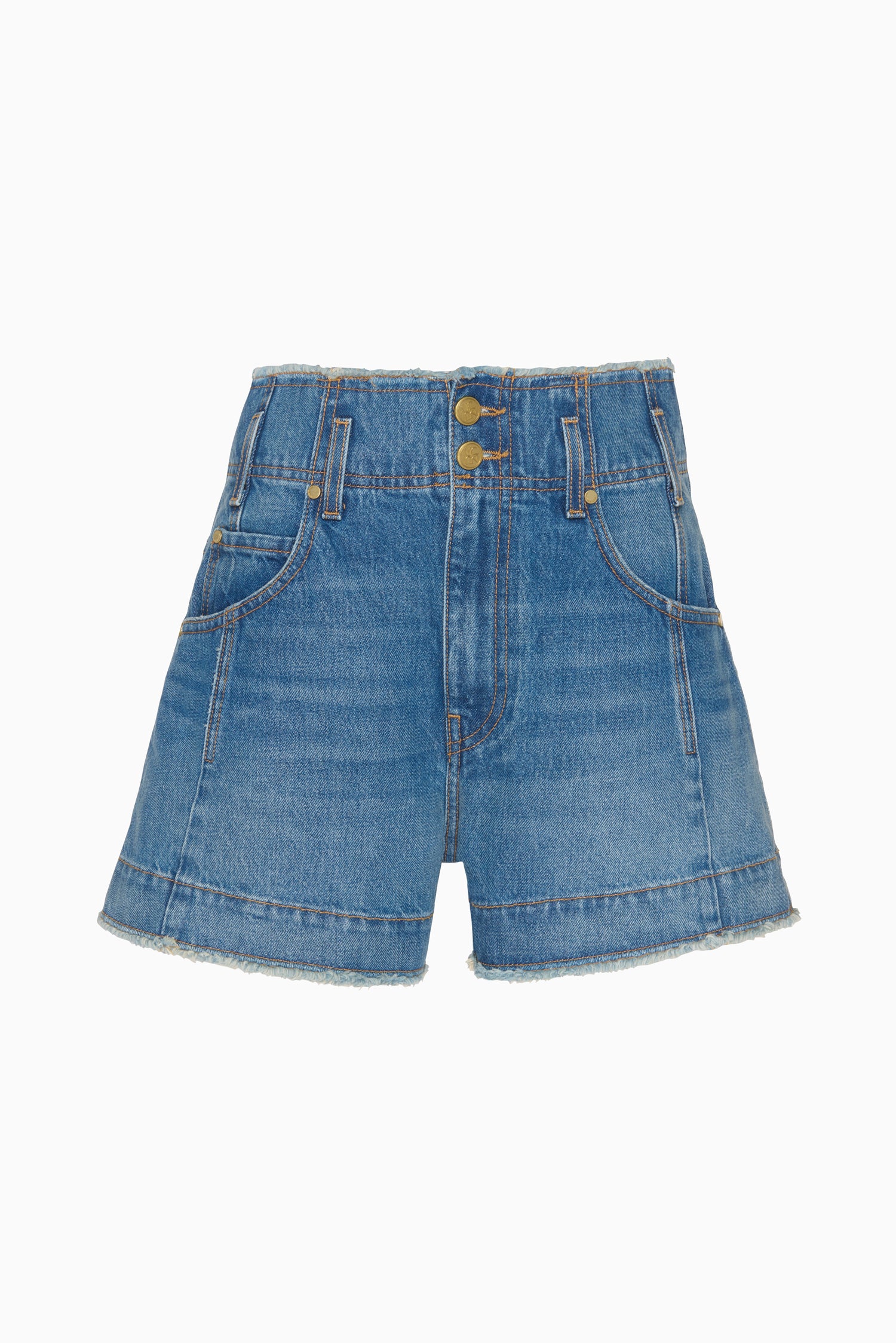 Ulla Johnson The Charlotte Short - Danube Medium Indigo Wash