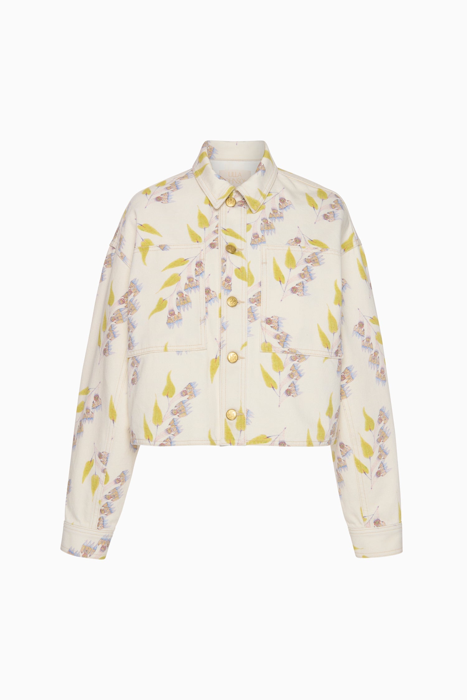The Bobbi Cropped Jacket - Infinite Flower Floral Print Cropped 
