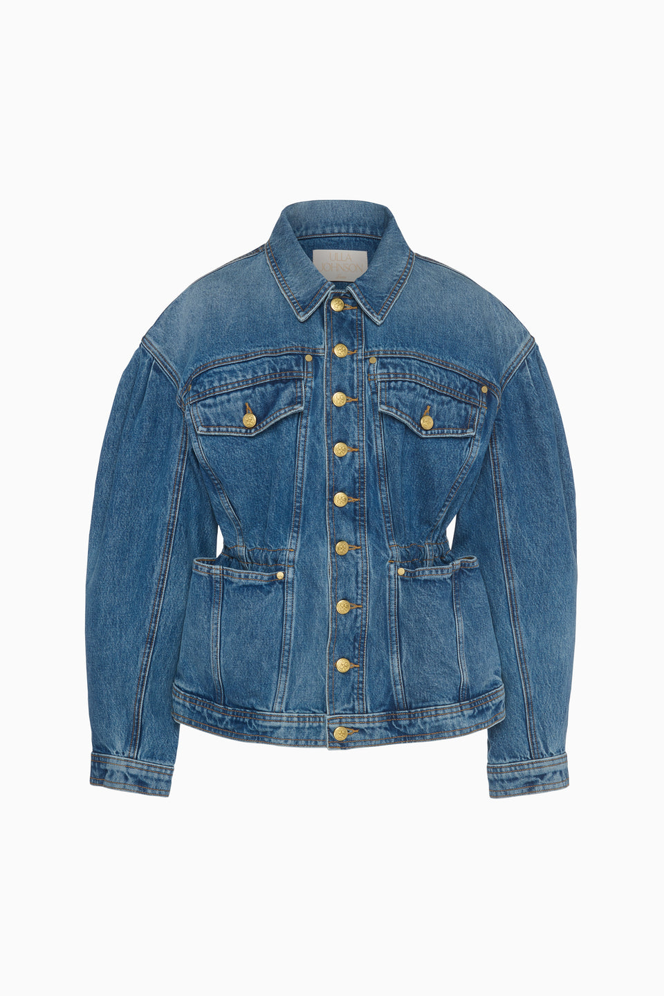 The Odette Jacket - Danube Medium Indigo Wash
