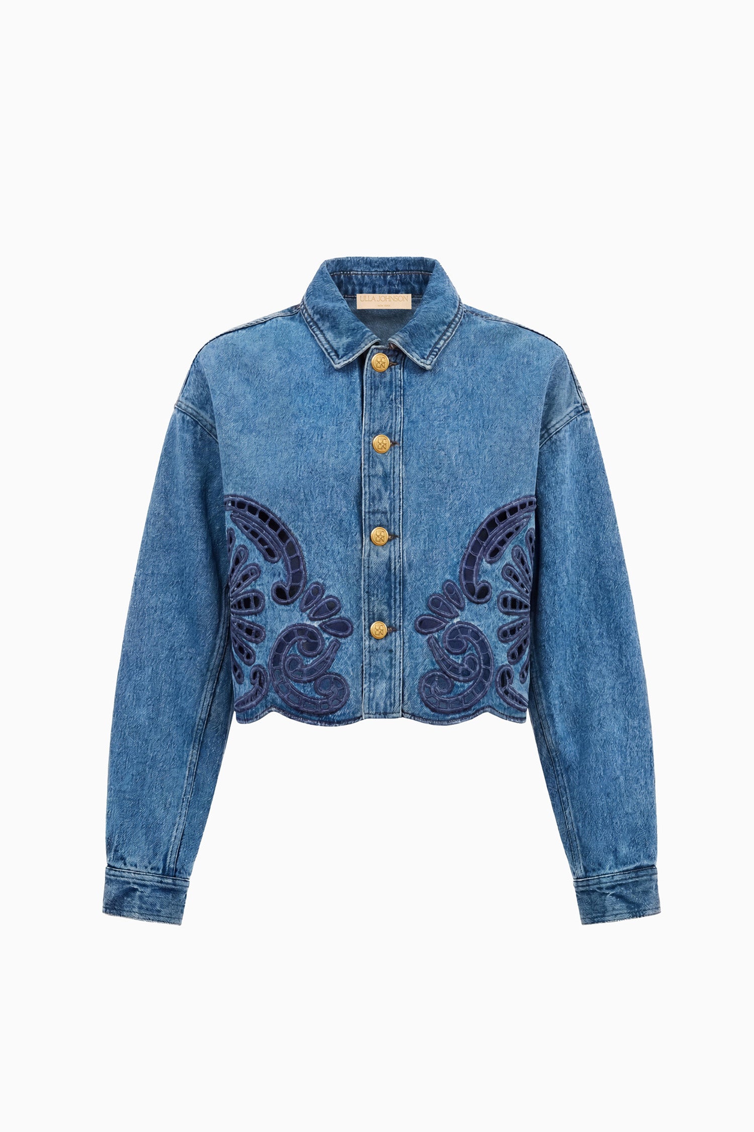 The Bobbi Jacket with Eyelet - River
