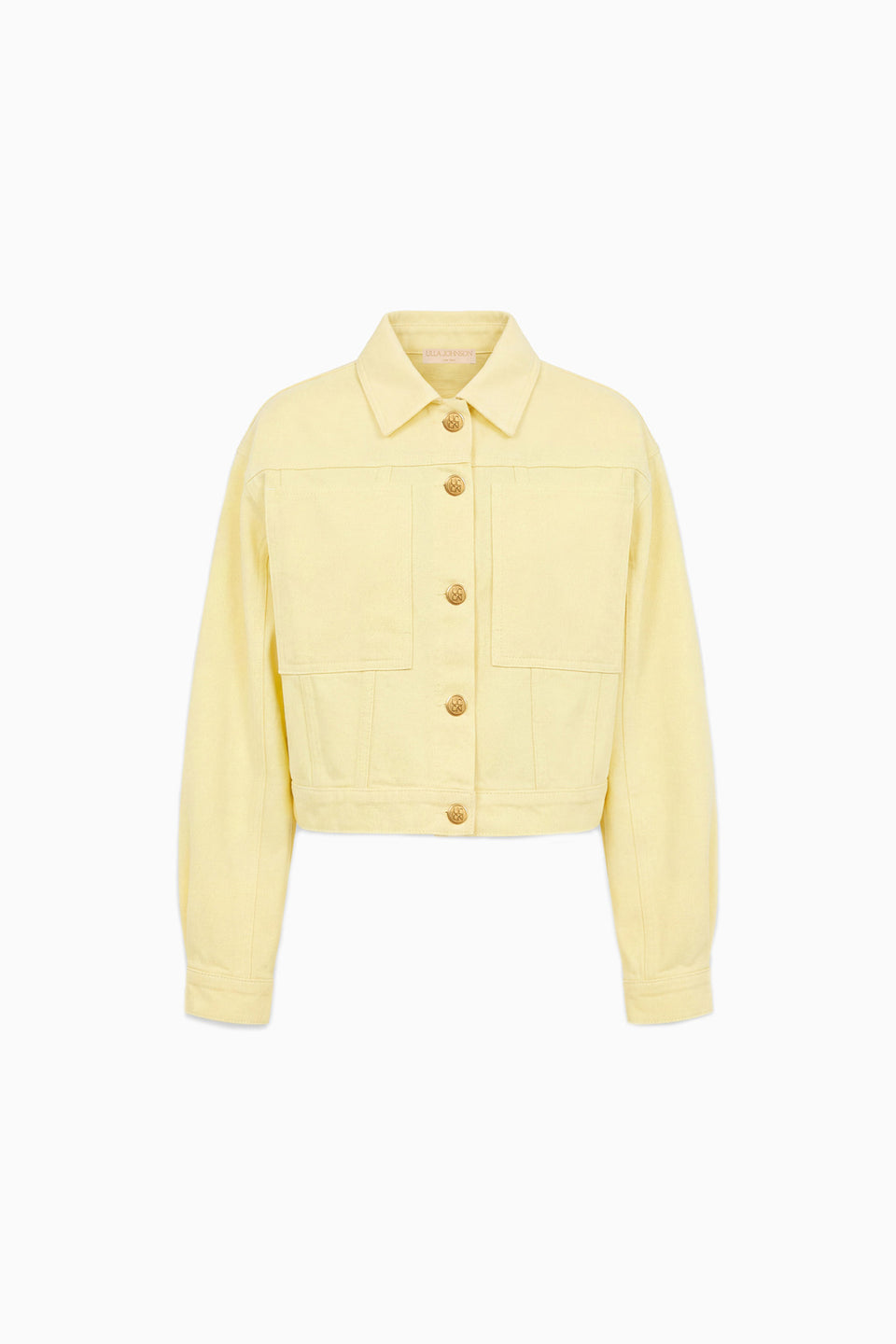 The Briar Collarless Denim Jacket - Chantilly