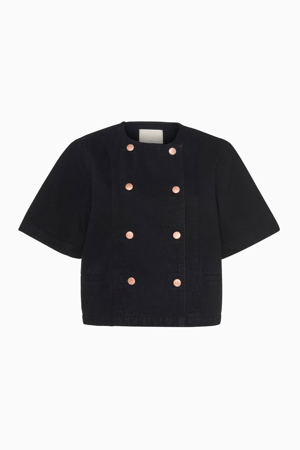 The Serge Shirt Sleeve Jacket - Noir